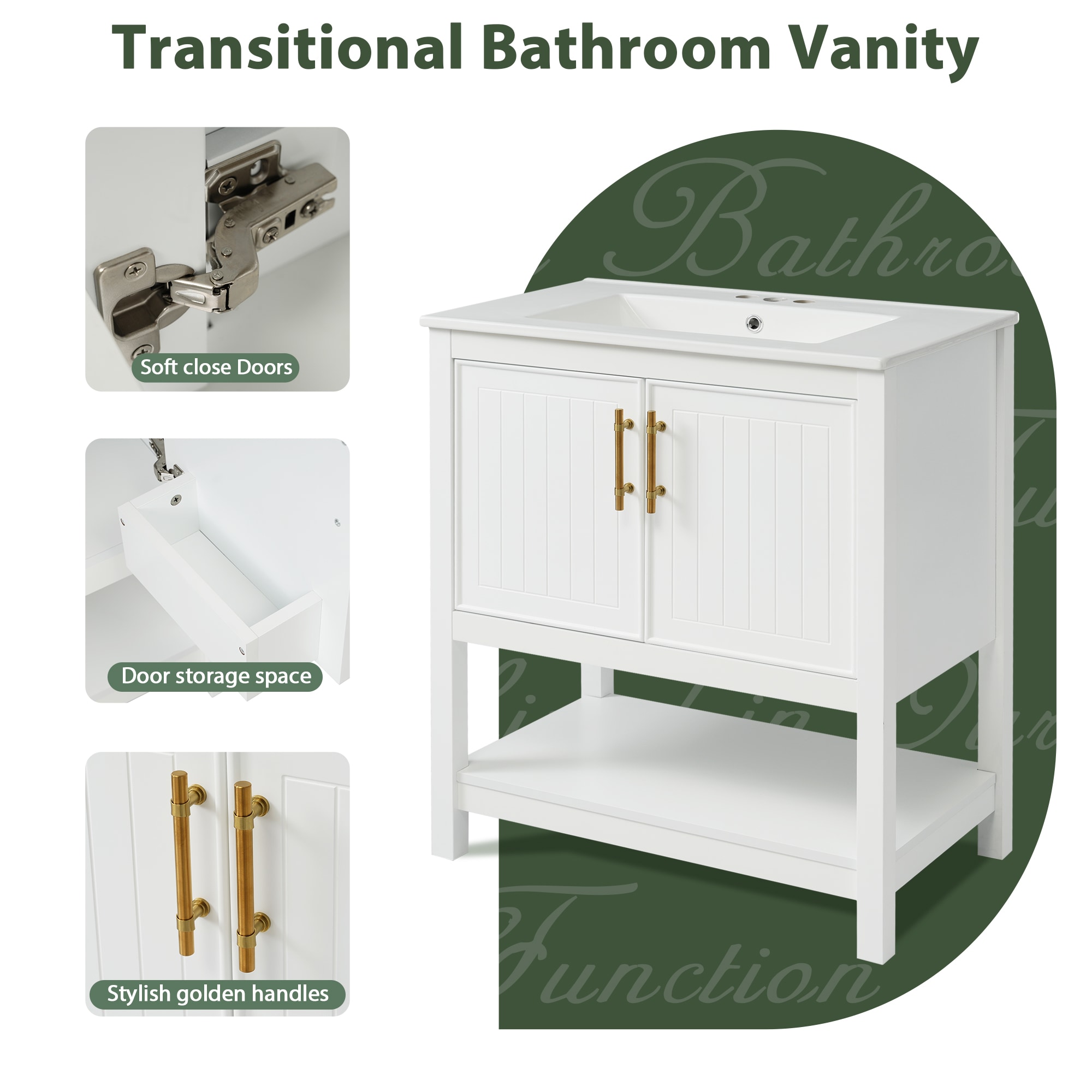 BEARSOLIM DJYC-WF325888AAK Bath-Vanity-Combo - View #6
