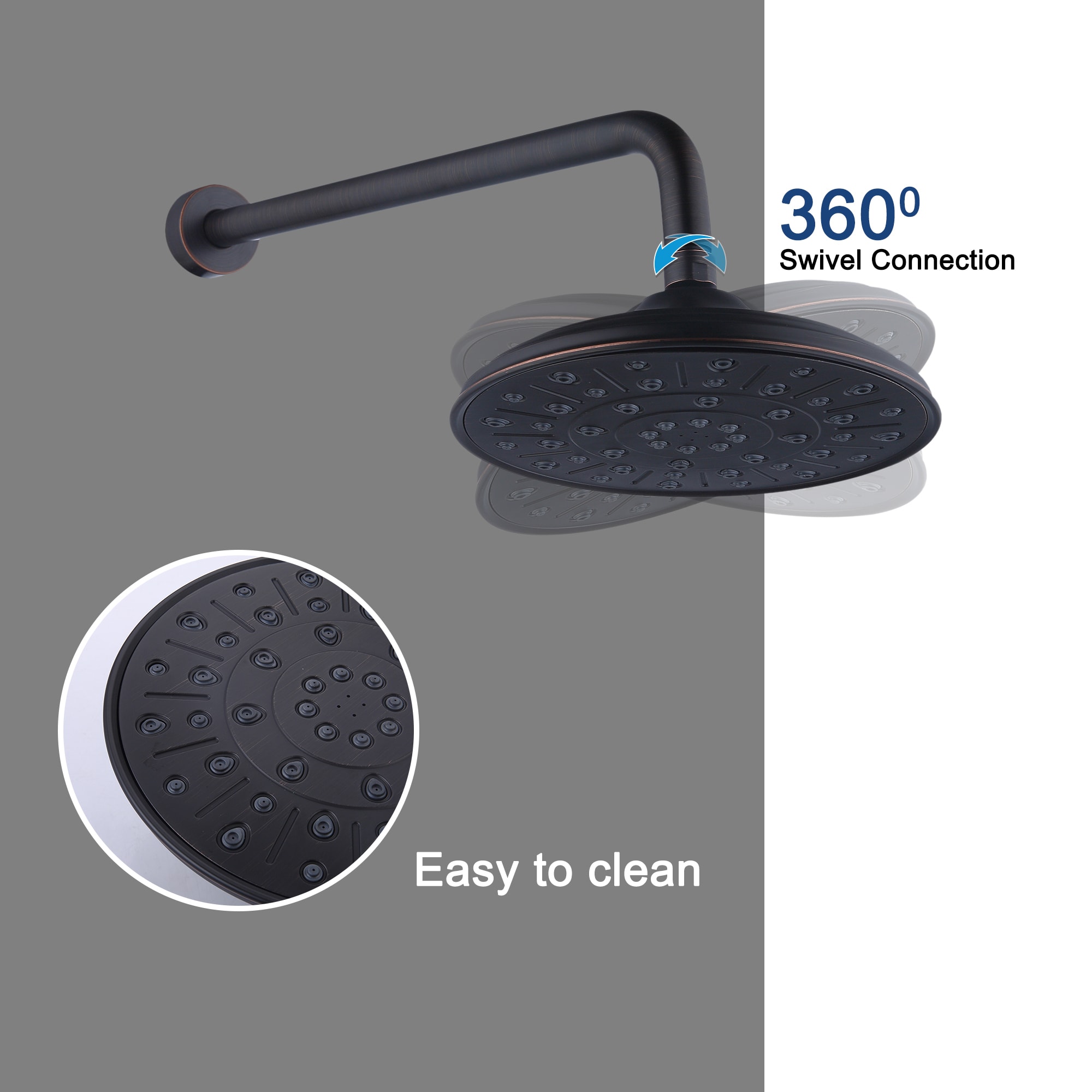 Clihome DG-SS806NS16 Showerhead-Bar-Panels - View #9