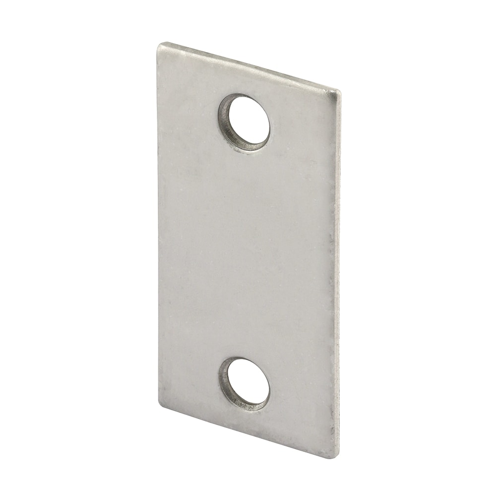 Prime-Line U 10678 1-3/8-in W x 2-5/8-in H Satin Door Reinforcer Reinforcing plate