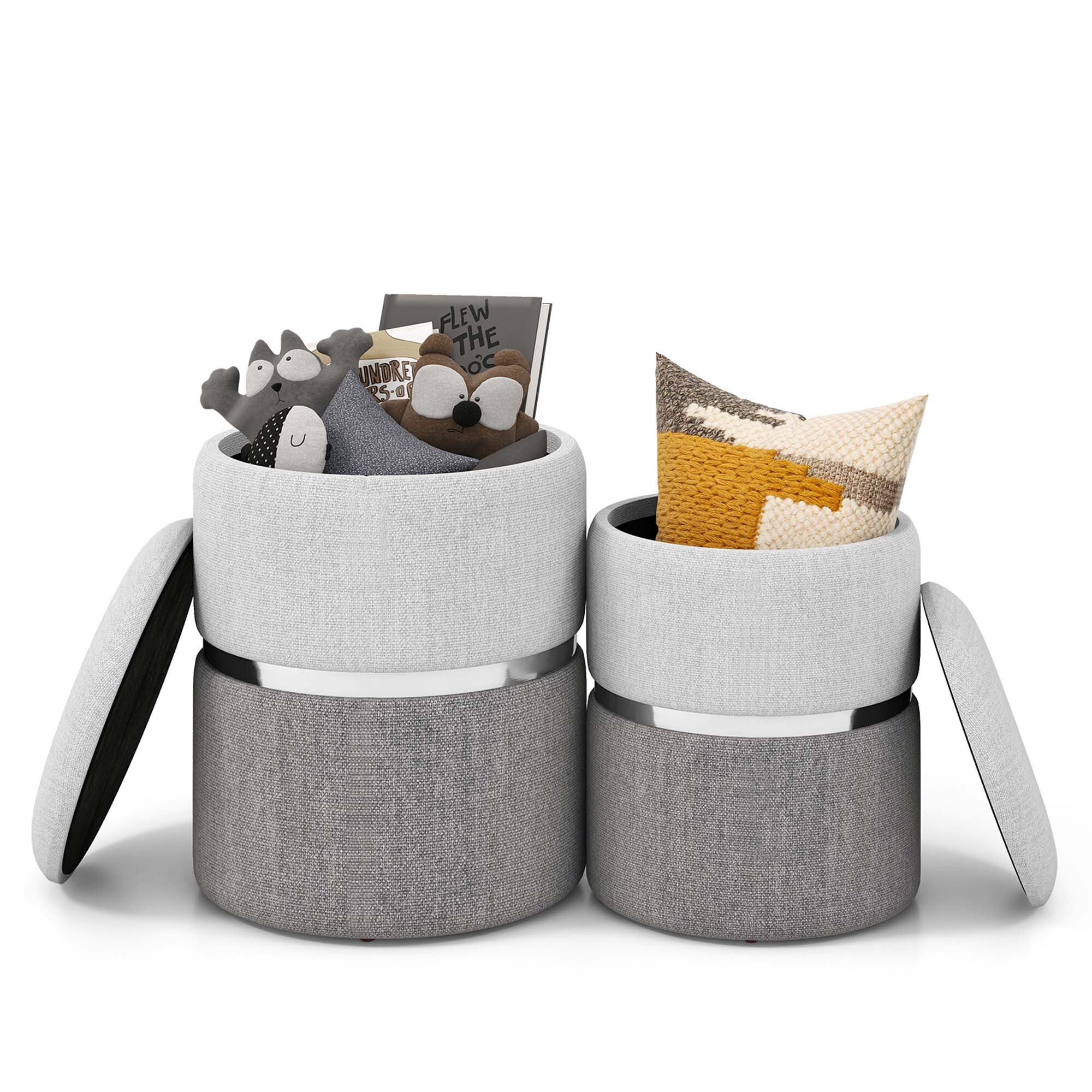 Costway HCST00727 Indoor-Ottomans - View #8