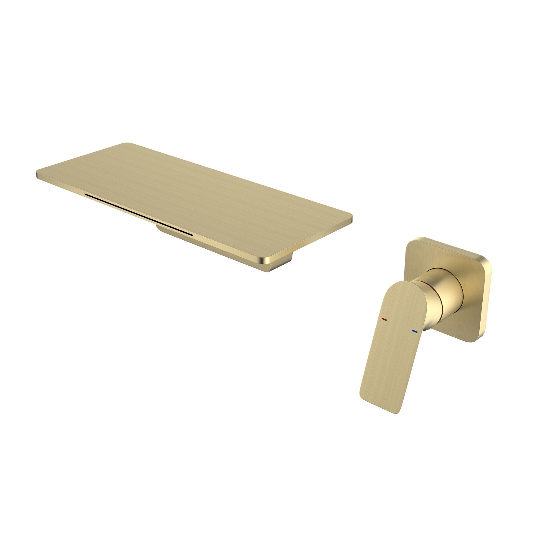 Brushed Gold Shower Niche with 3 Shelves SUS304 Wall-Recessed