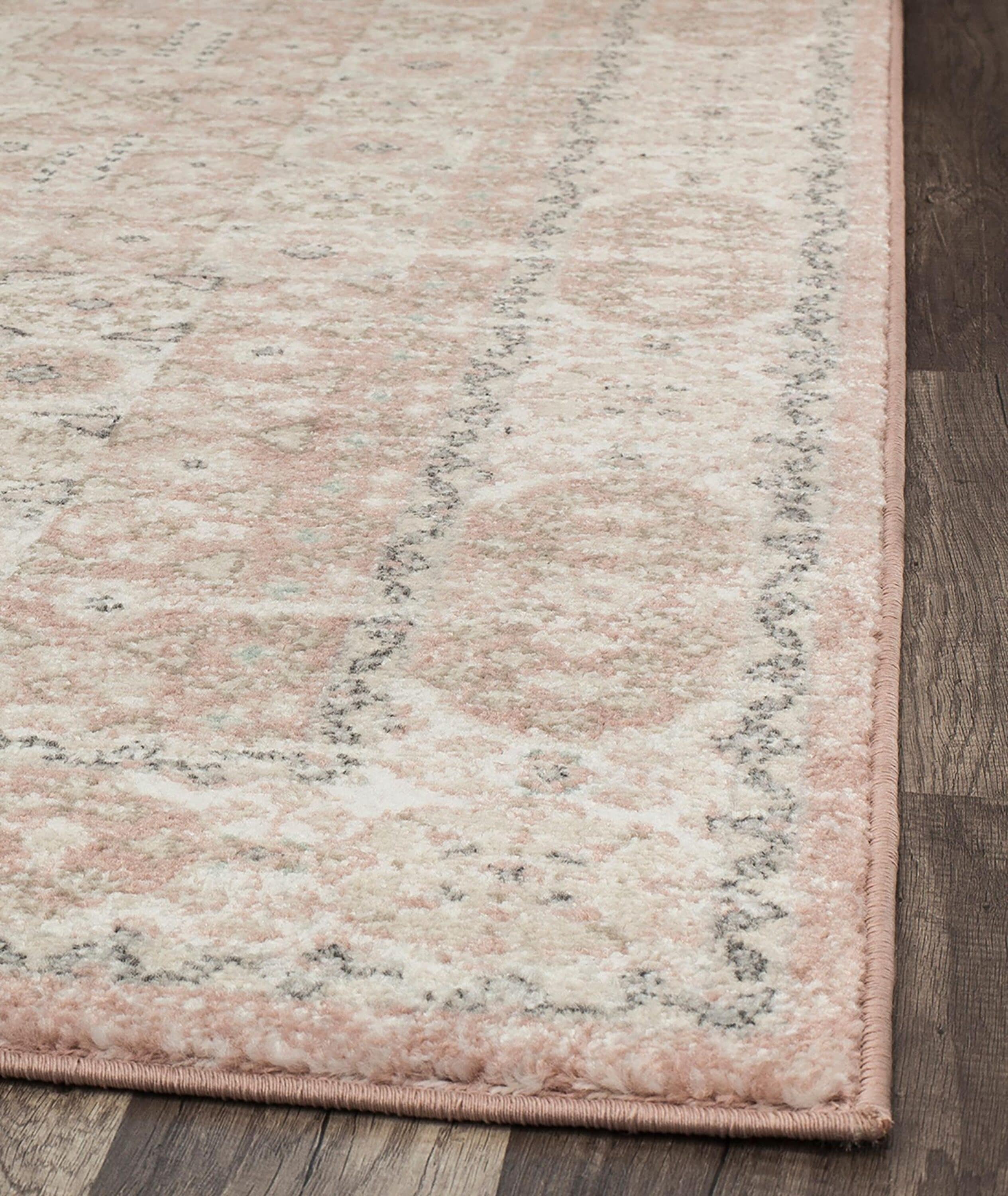 Harper 2' x 8' Pink Lemonade Vintage Area Rug