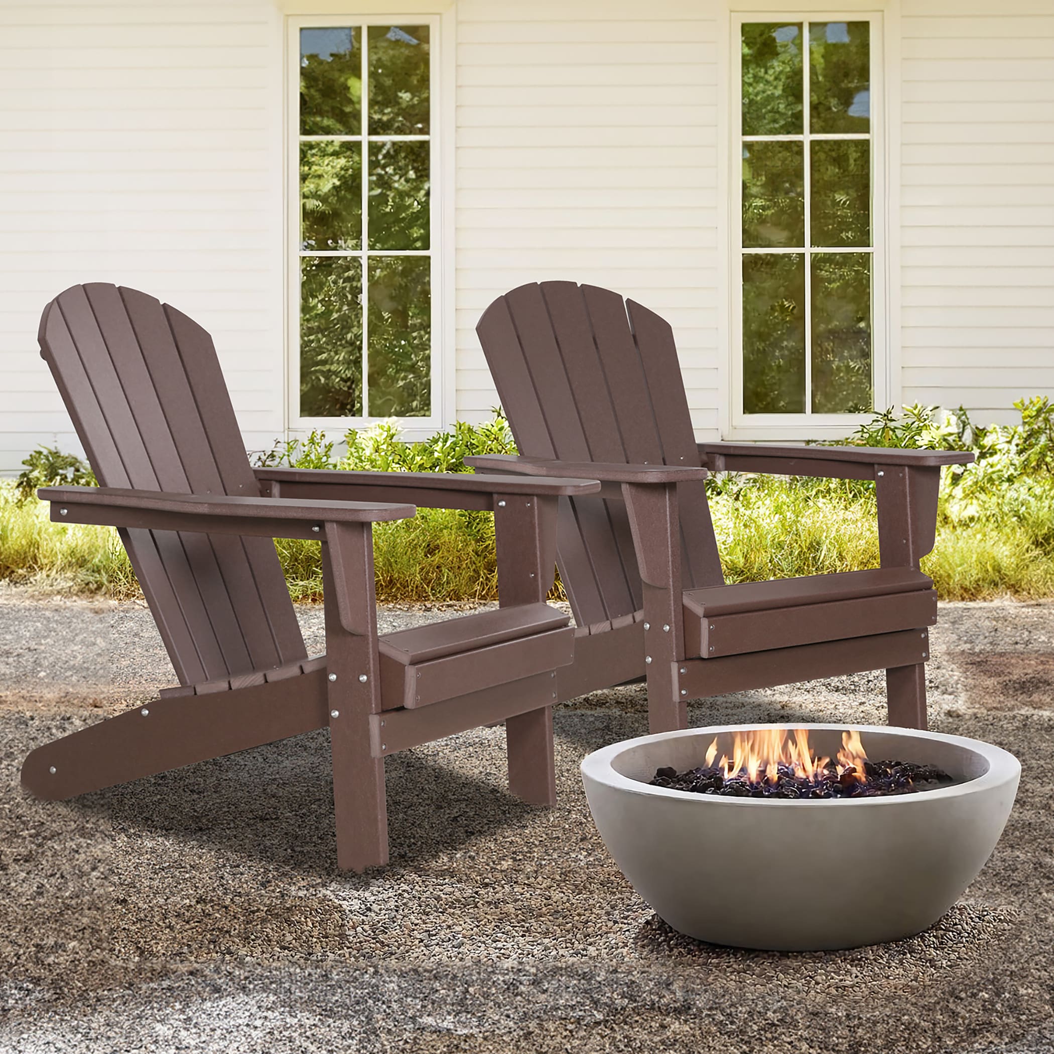 Plastic adirondack discount chairs at lowe's