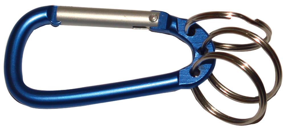 Hillman Snap-Hook Key Ring in Blue | 9986372