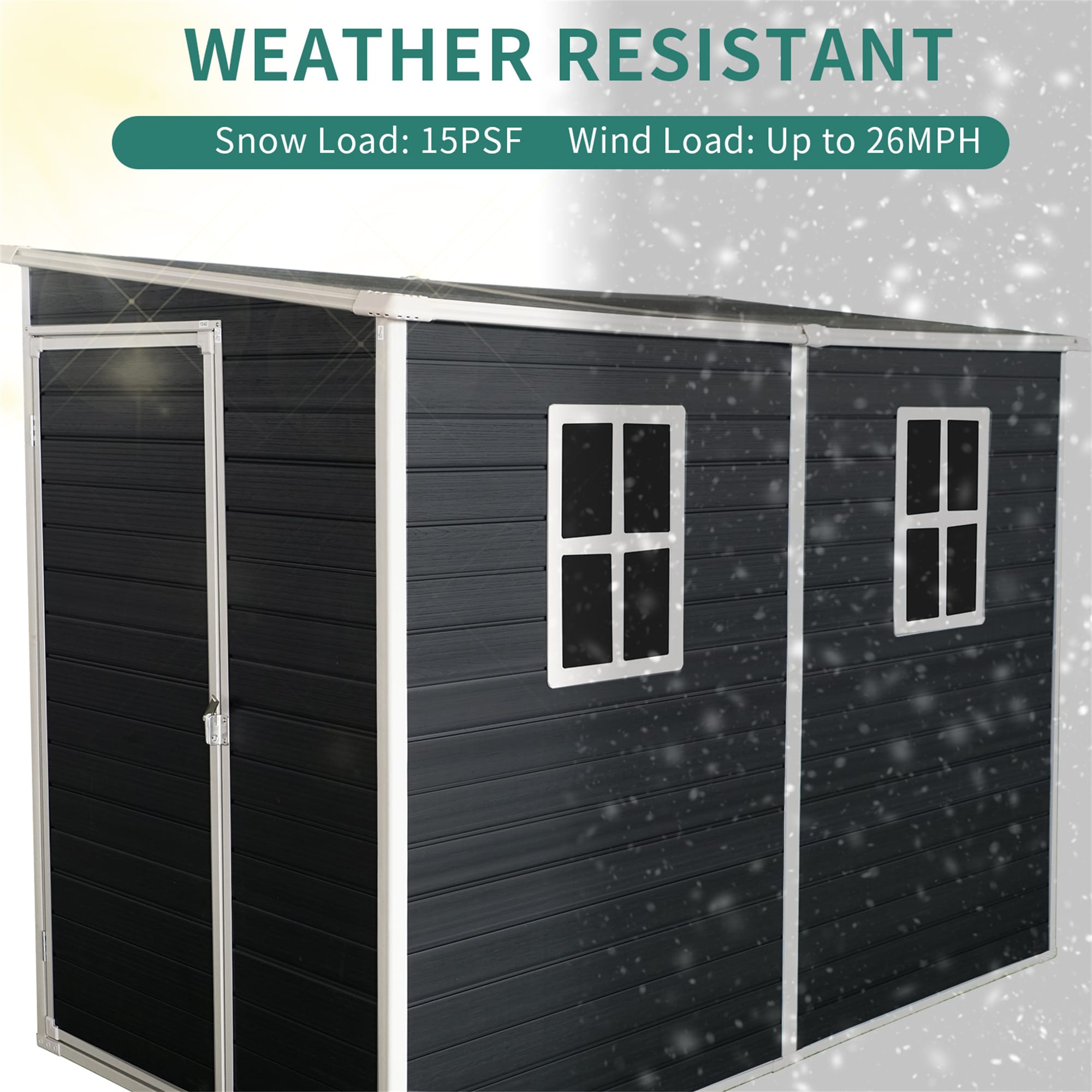 BABOOM BOM-250003-OR Vinyl-Resin-Storage-Buildings - View #5