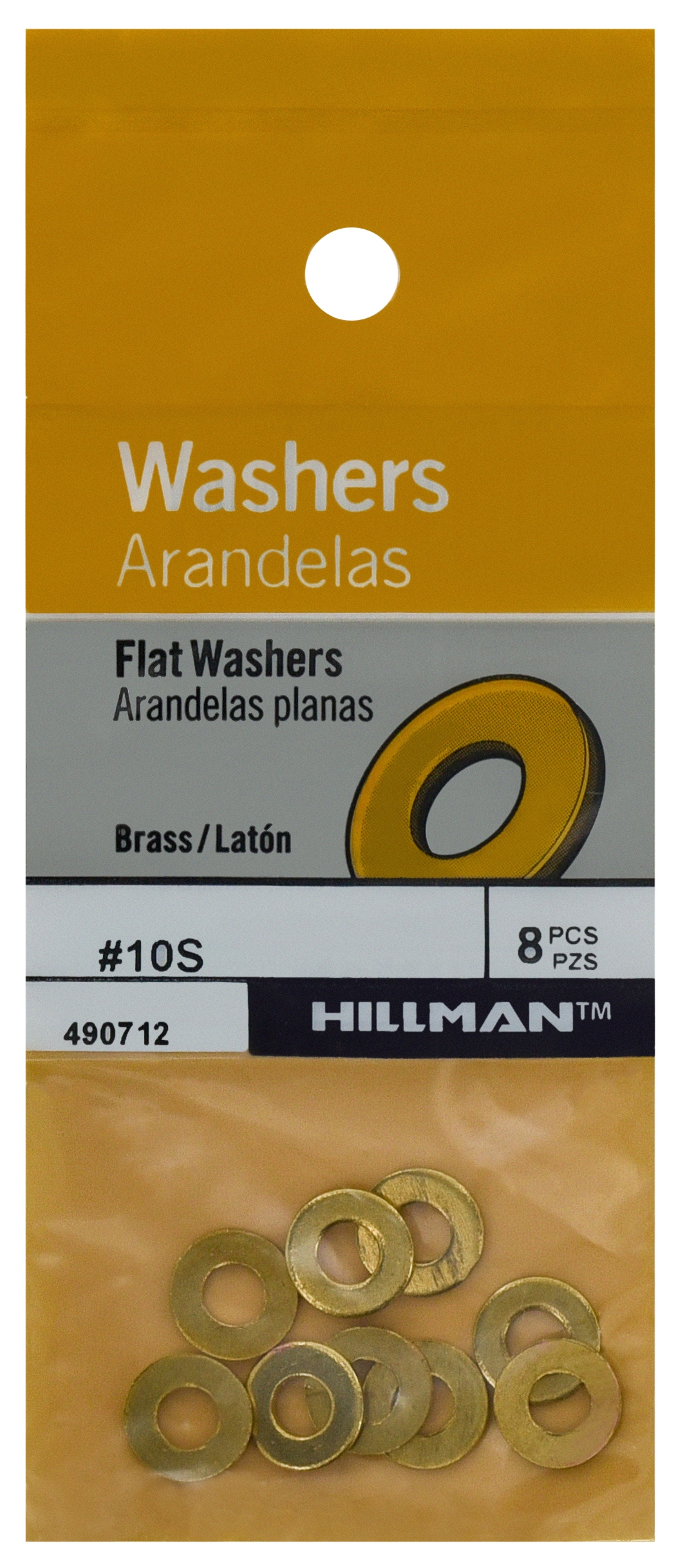 Qty 100 Brass Flat Washer 1/4 Large 