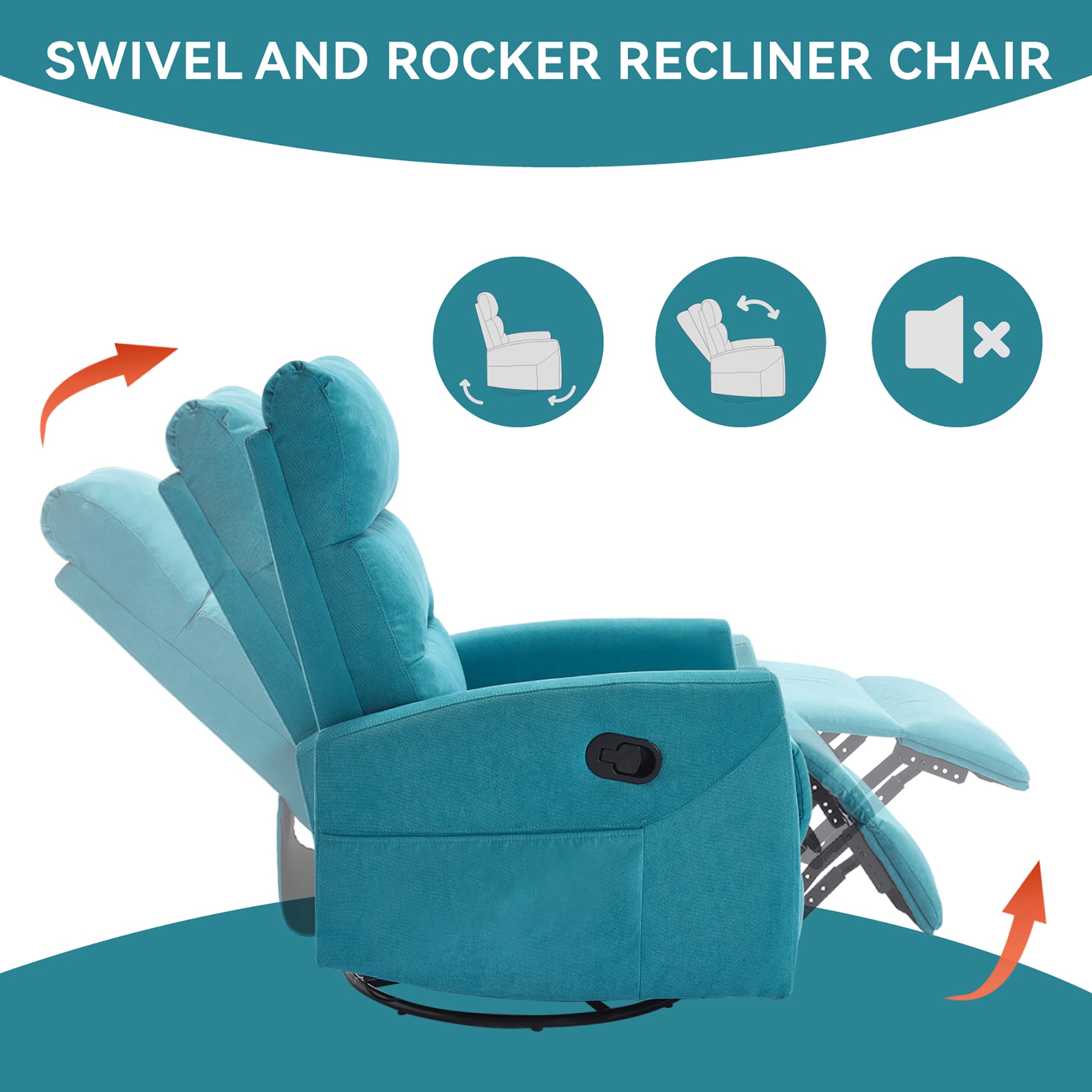 Clihome CR0004C001-C544 recliners - View #6