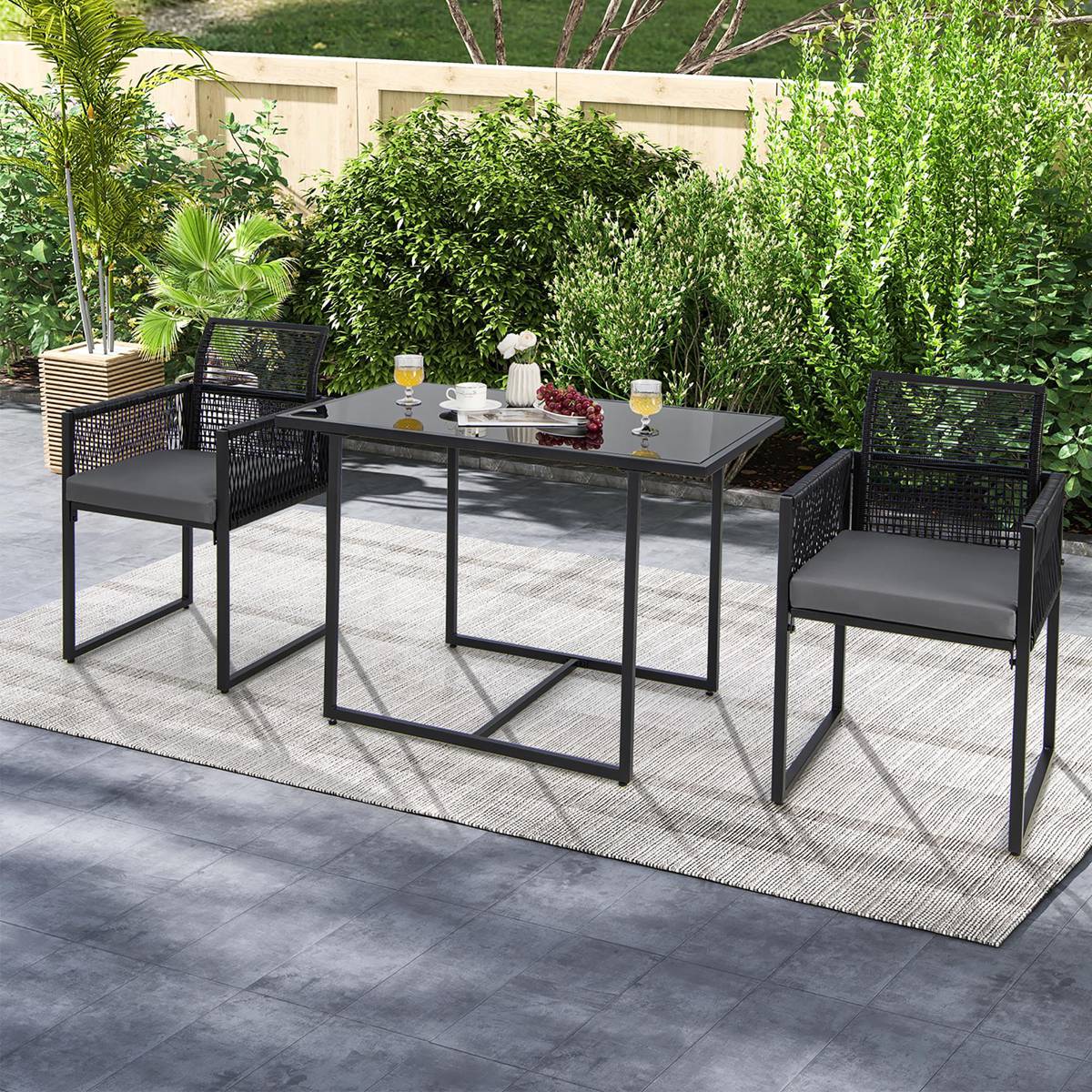 Costway NP11050DK Patio-Conversation-Sets - View #4