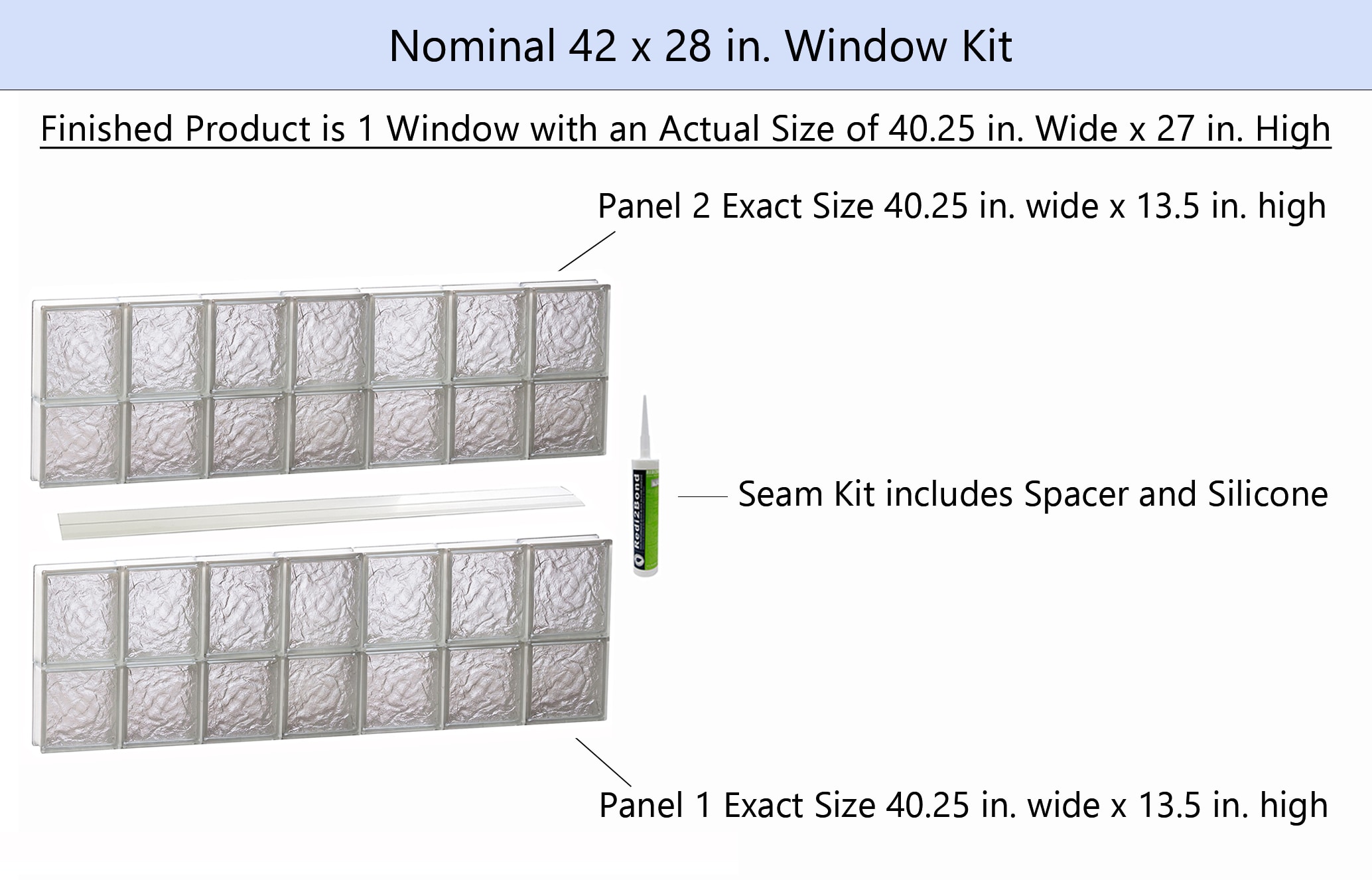 REDI2SET S4228IS Glass-Block-Windows - View #2
