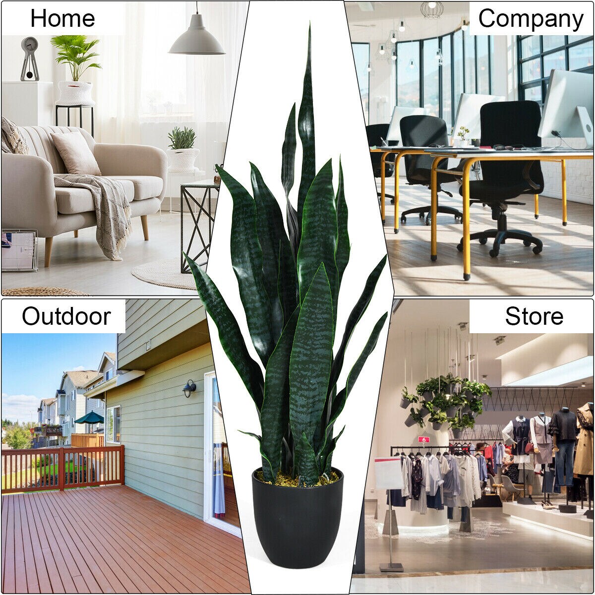 Slickblue D-CO-92236WH Artificial-Plants-Trees - View #8