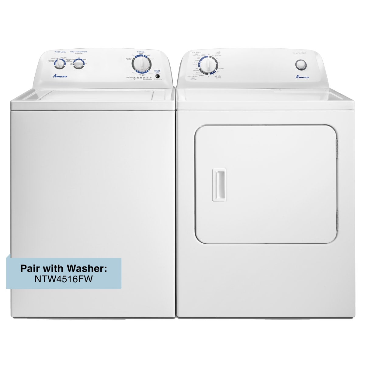 Amana NGD4655EW Gas-Dryers - View #14