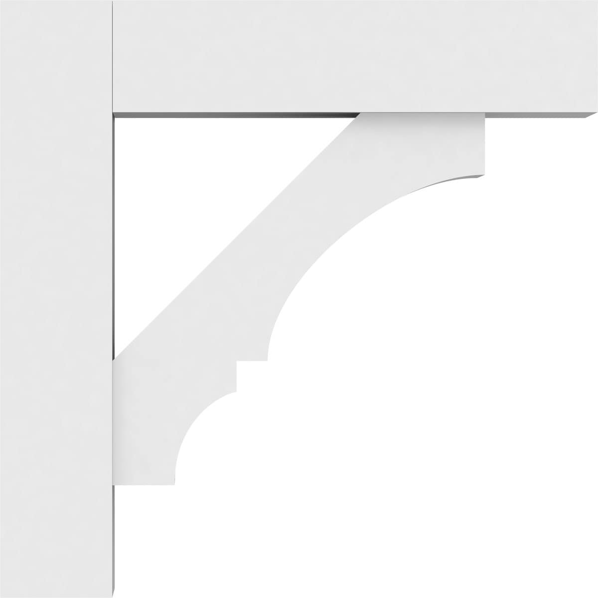 Ekena Millwork BKTP03X16X16BOA05 Exterior-Brackets-Braces - View #3