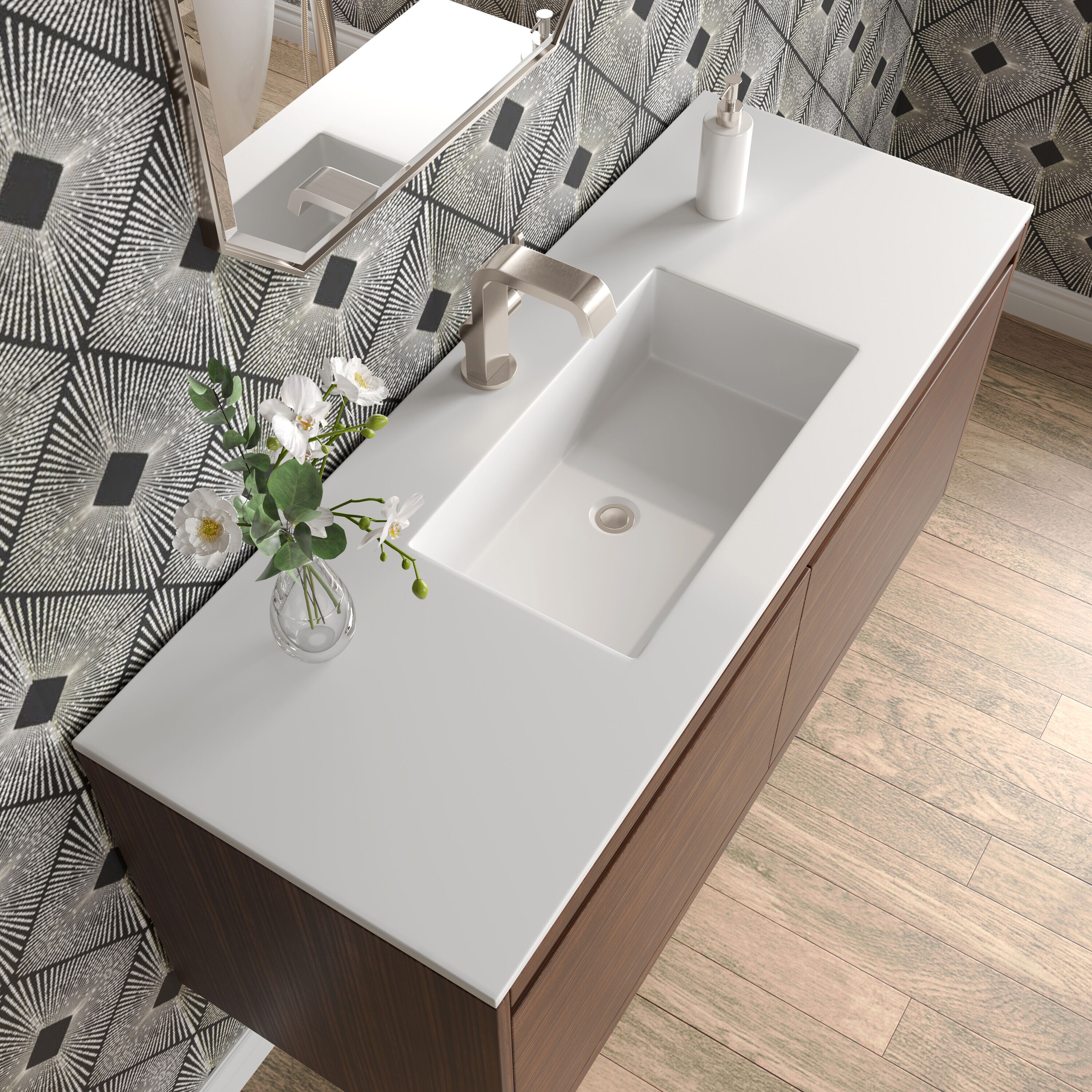 James Martin Vanities 805-V47.3-W-BN-GW Bath-Vanity-Combo - View #7