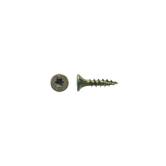 Big Timber 1BTX834 Bronze Coated Wood Screws Inch T25 Flat Head 381 Count