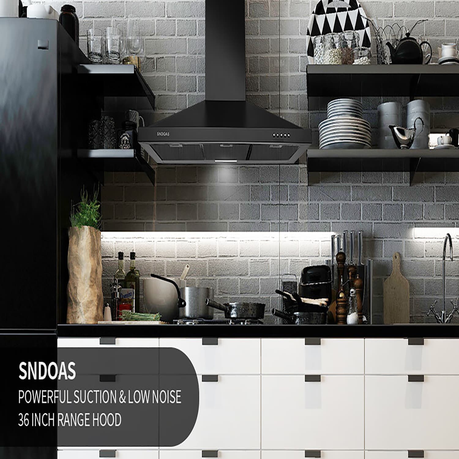 Damerin T11238 Wall-Mounted-Range-Hoods - View #10