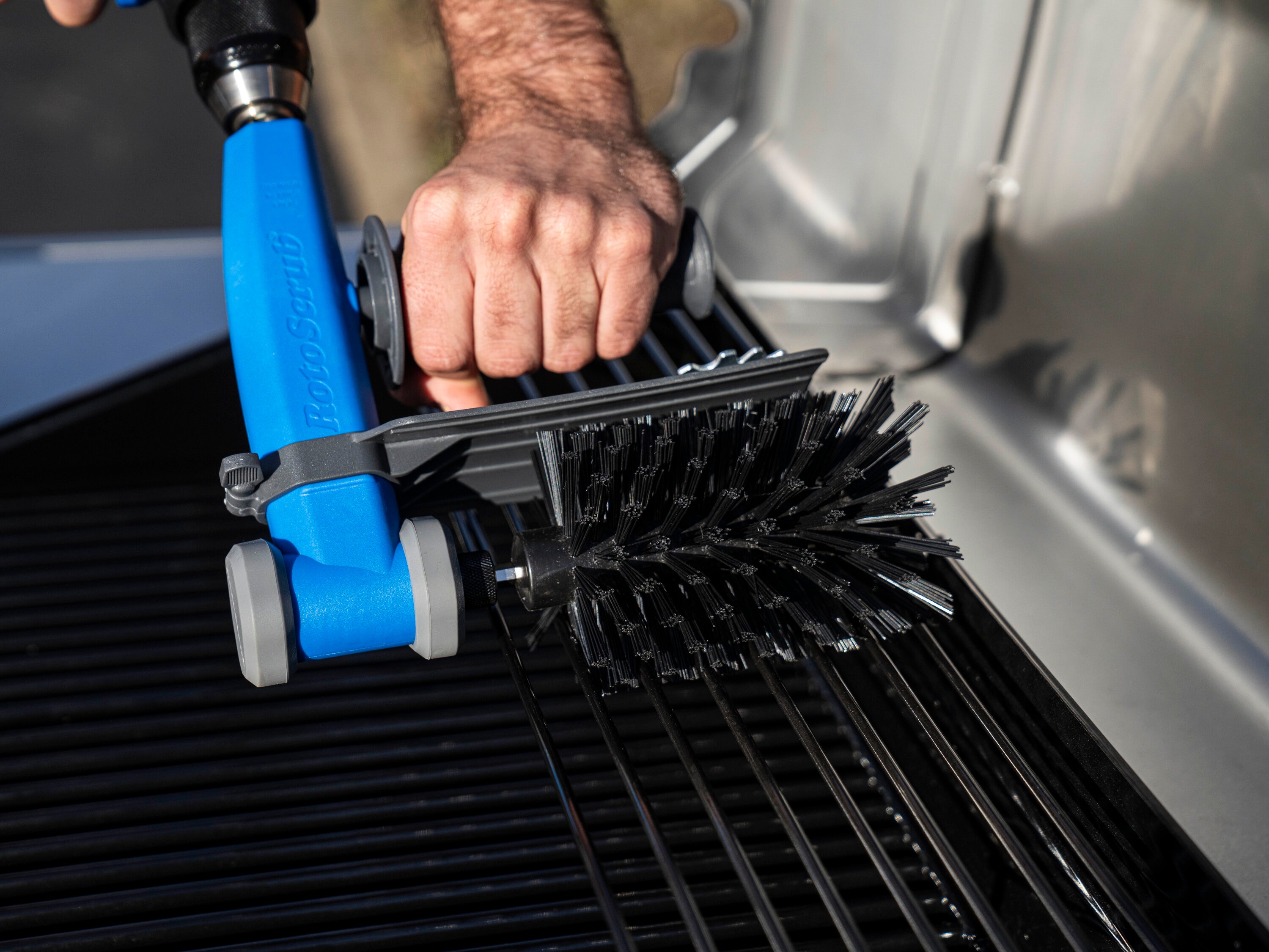 Heavy Duty Nylon Grill Brush Cleaning Kit Attachment