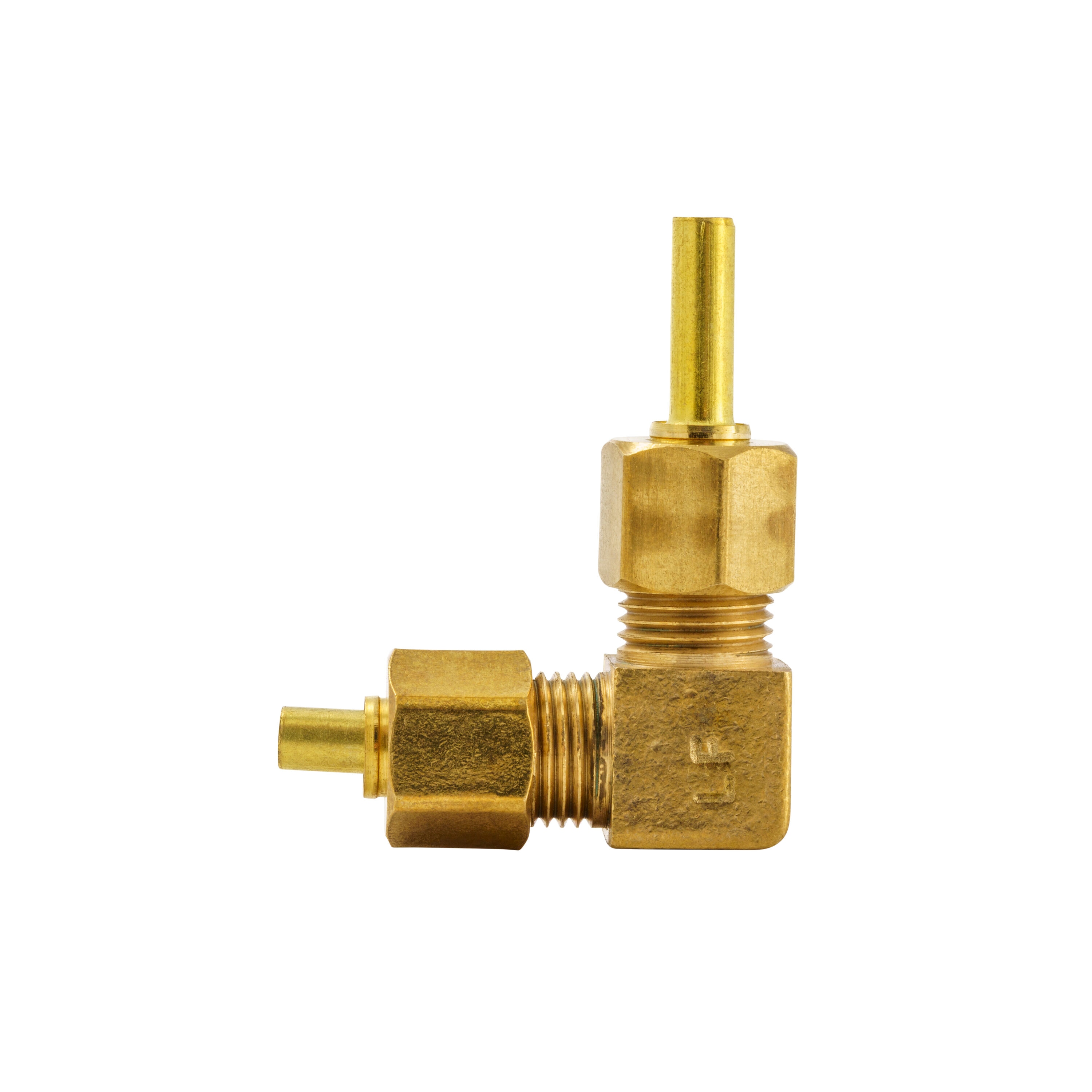 Proline Series 1/4-in x 1/4-in Compression Female Elbow Fitting in the Brass  Fittings department at
