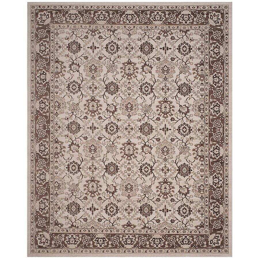Safavieh Artisan Cunio 9 x 12 Ivory/Brown Indoor Floral/Botanical Oriental Area Rug Safavieh Artisan Cunio 9 x 12 Ivory/Brown Indoor Floral/Botanical Oriental Area Rug