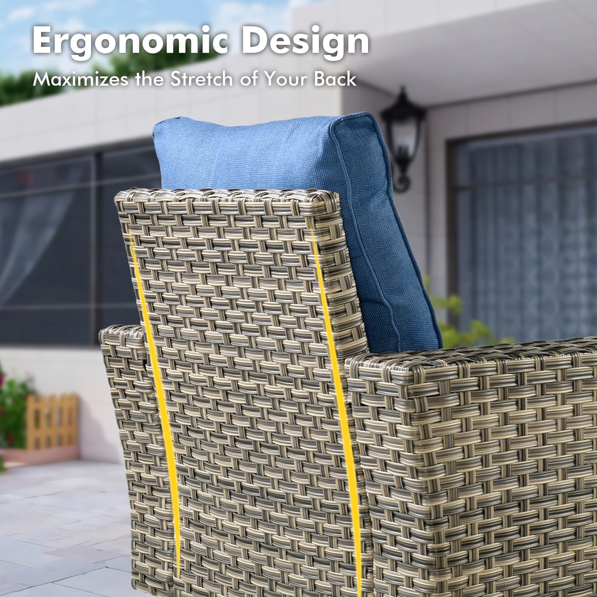 Ovios TS508Y Patio-Conversation-Sets - View #2