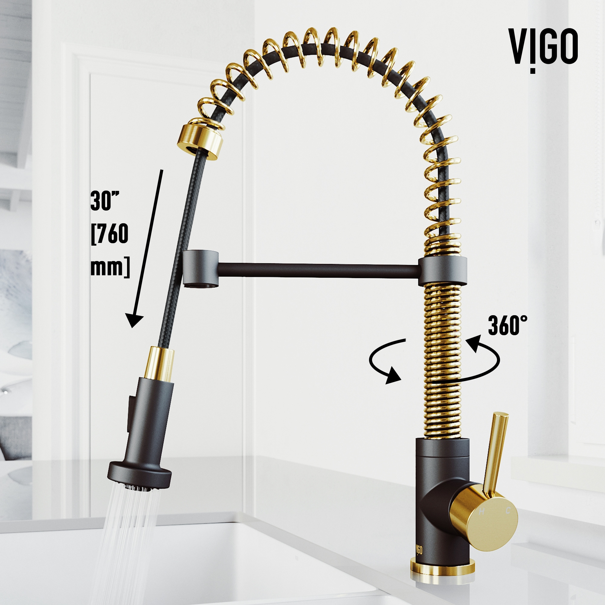 VIGO VG02001MGMB Kitchen-Faucets - View #7