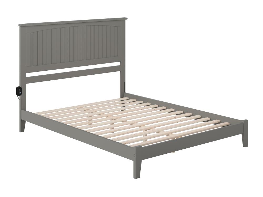 AFI Furnishings Nantucket Grey King Wood Platform Bed in the Beds ...