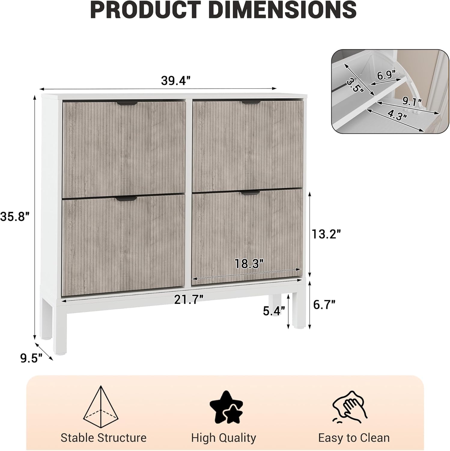 Qeetex DHZ-PHO-164J47K9 Shoe-Racks - View #2