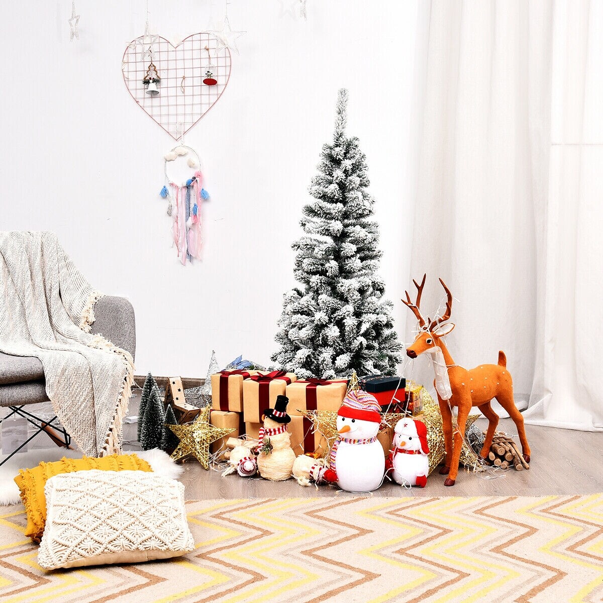 WELLFOR CM-HGY-23540US Artificial-Christmas-Trees - View #10