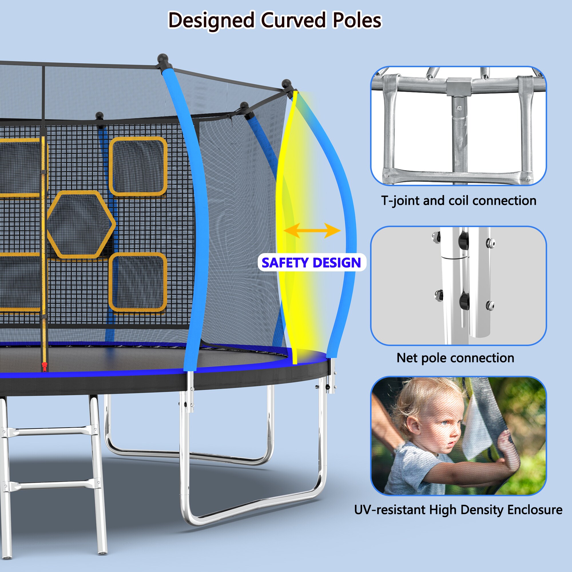 Kahomvis MERS-QPH3-155 trampolines - View #6