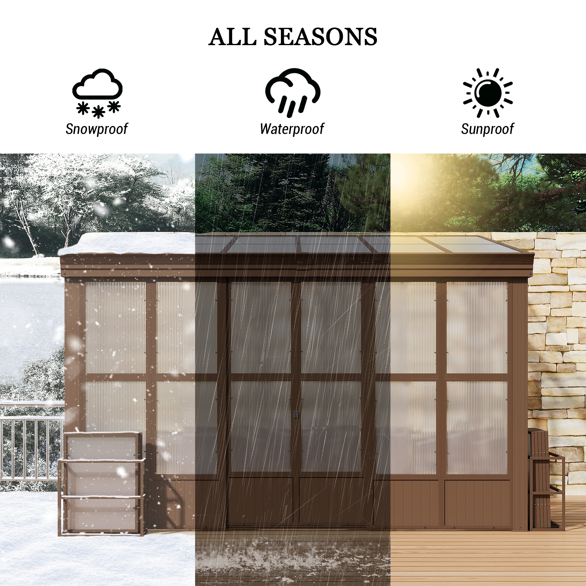 Mondawe MA-GHPS08 Wood-Resin-Gazebos - View #11