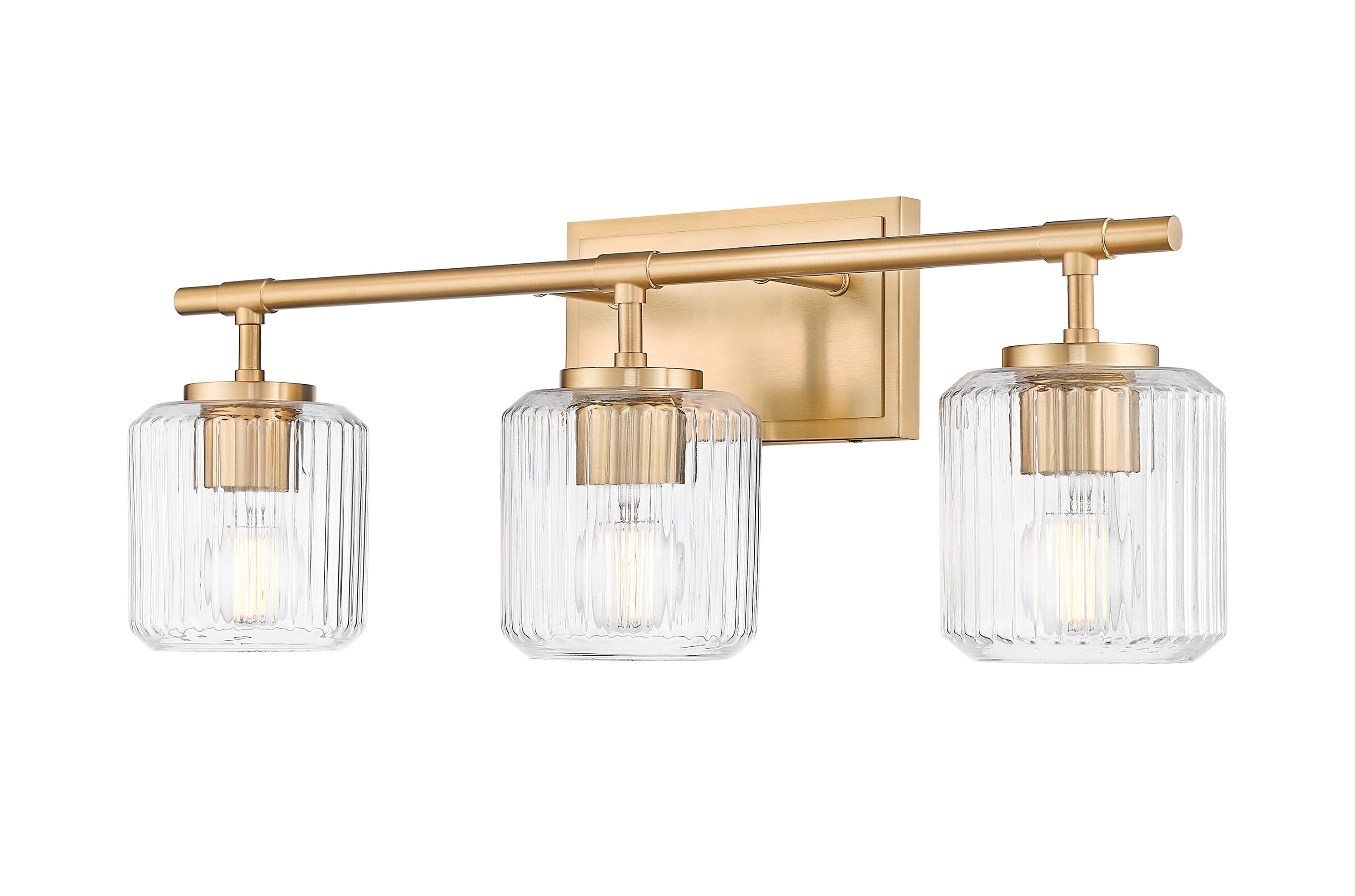 Z-Lite Landon 24-in 3 Light Gold Modern/contemporary Bathroom Vanity light
