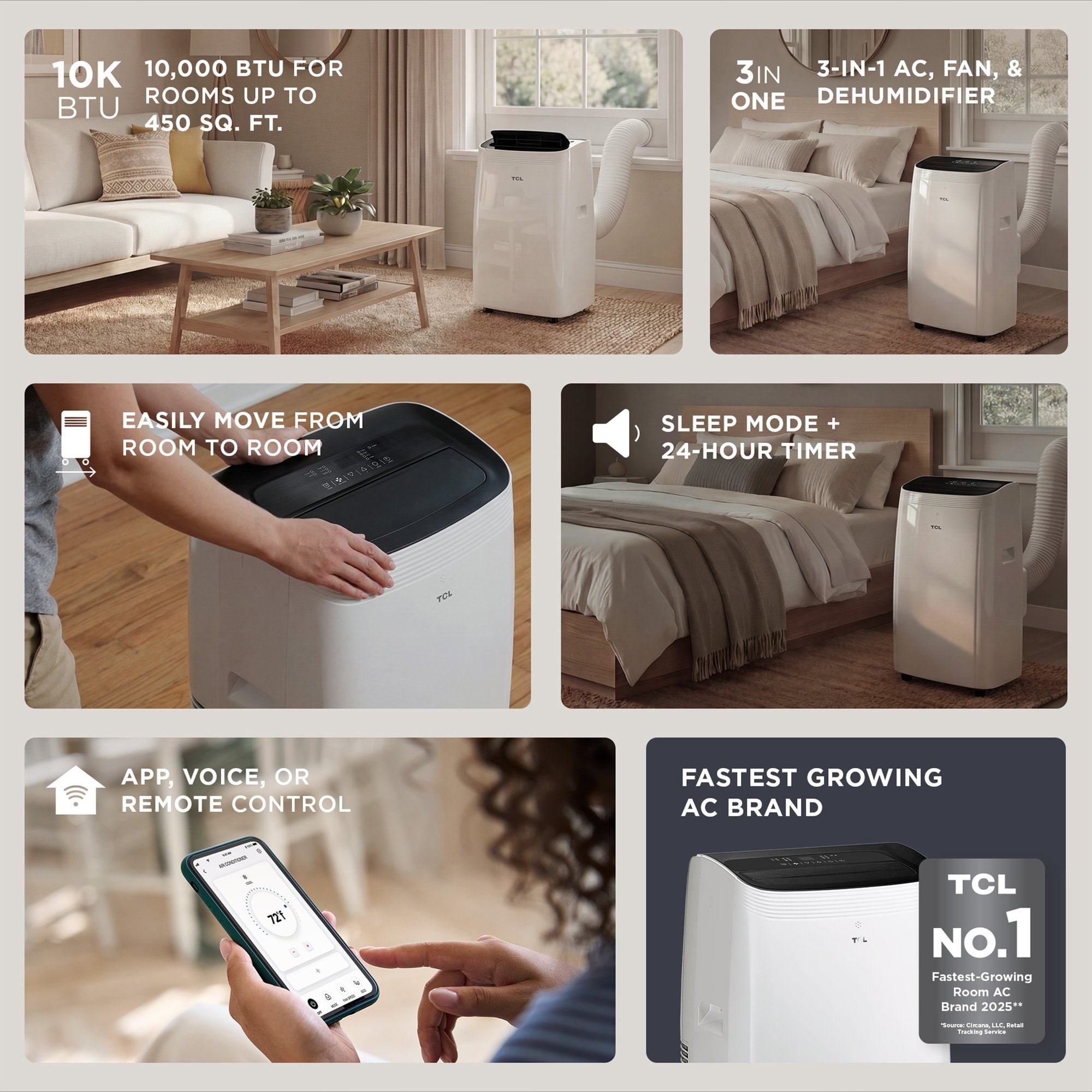 TCL H10P36W Portable-Air-Conditioners - View #7