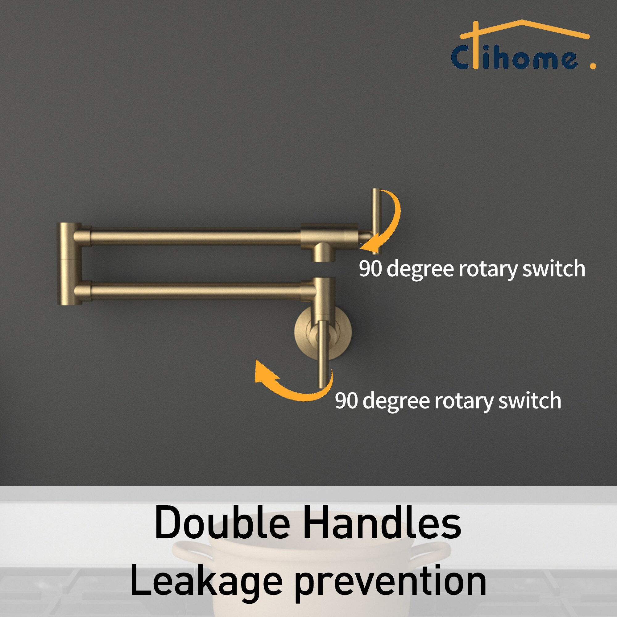 Clihome DG-KF46BG Kitchen-Faucets - View #6
