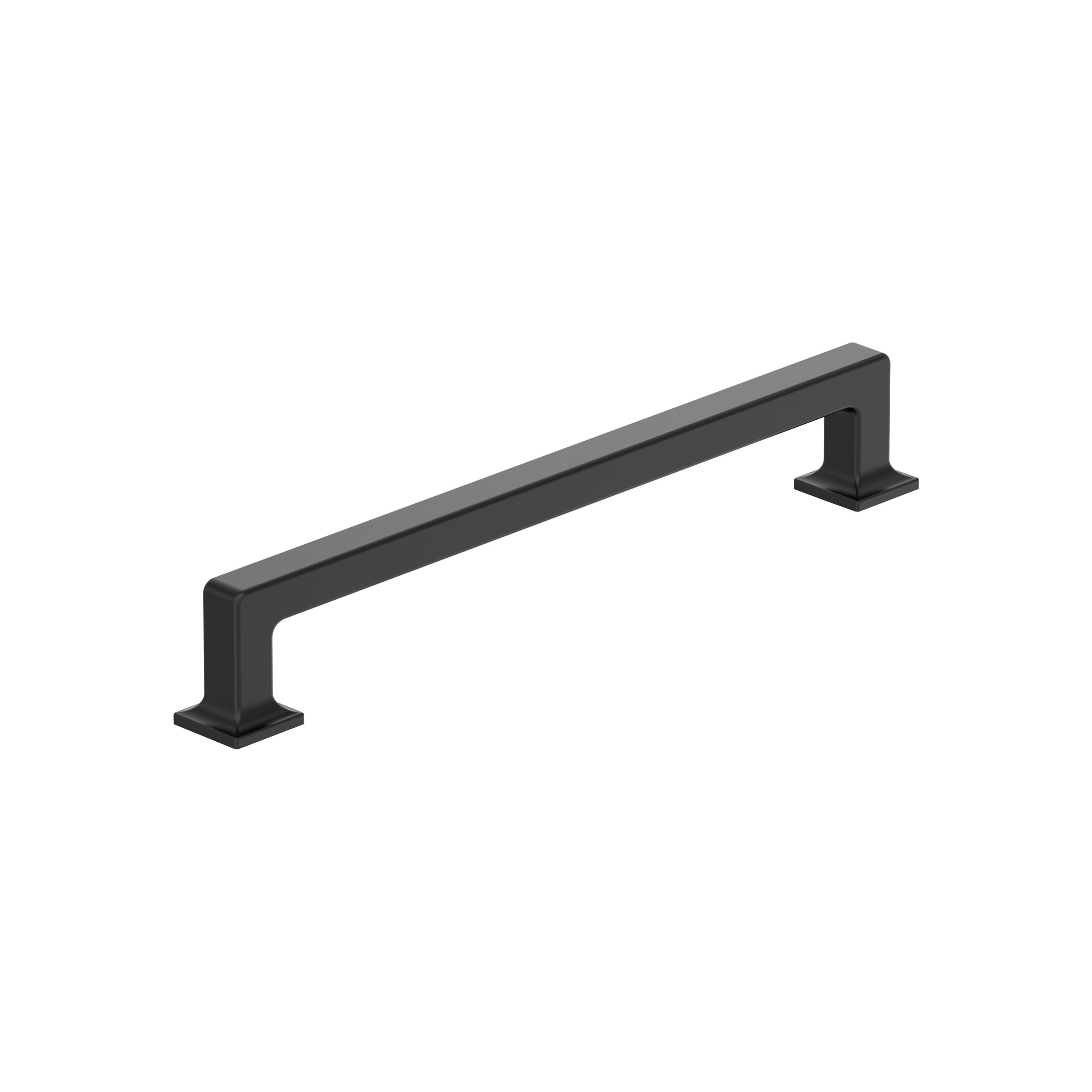 Amerock BP37445MB Lintel 7-9/16-in , 192mm Center to Center Matte Black Rectangular Bar