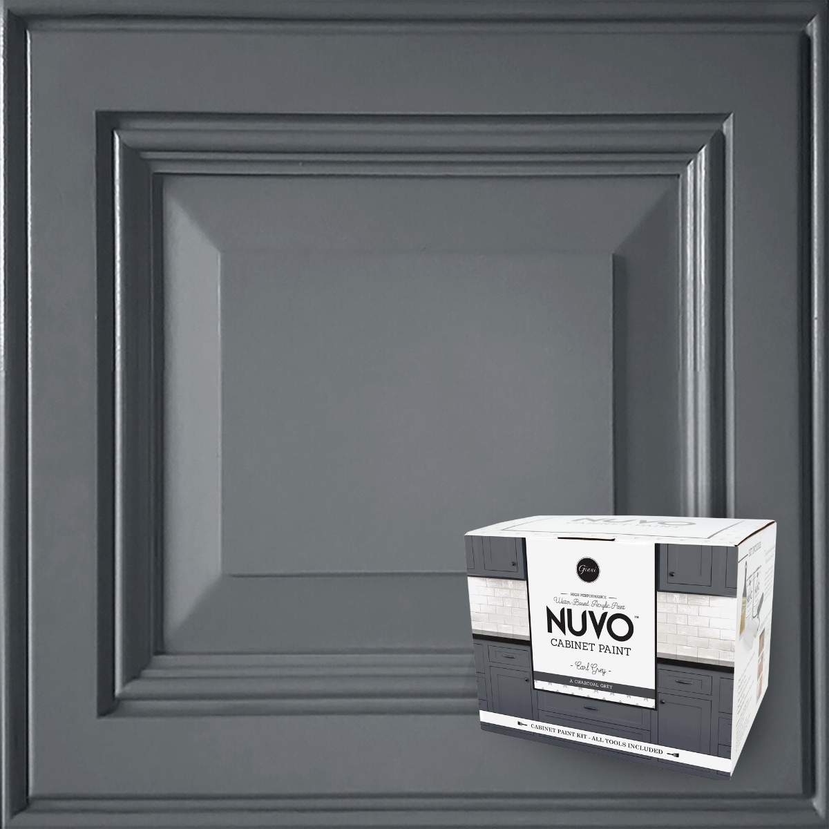 Giani Nuvo Cabinet Cabinet Satin Earl Grey ( Kit ) #FG-NU EARL KIT