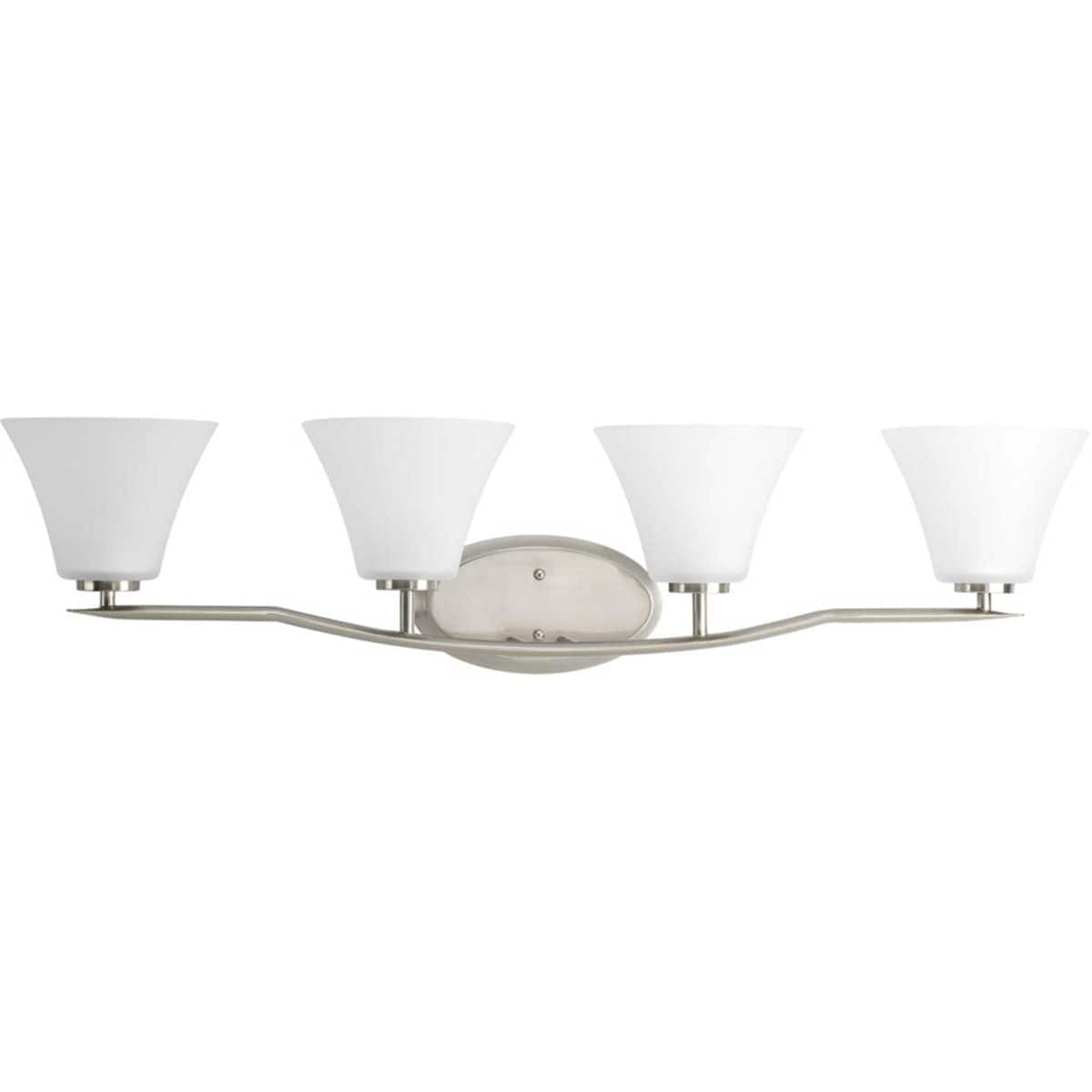 Bowery + Grove  51684-BNE Annette St 4 Light 3725 inch Brushed Nickel Bath Vanity Wall Light