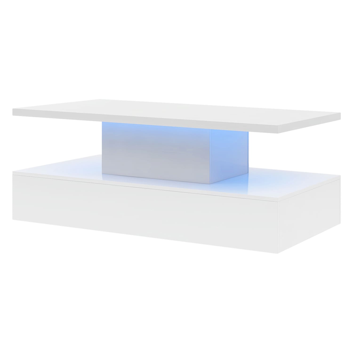 SINOFURN SYA250040WT Particleboard Particleboard Eclectic Coffee Table