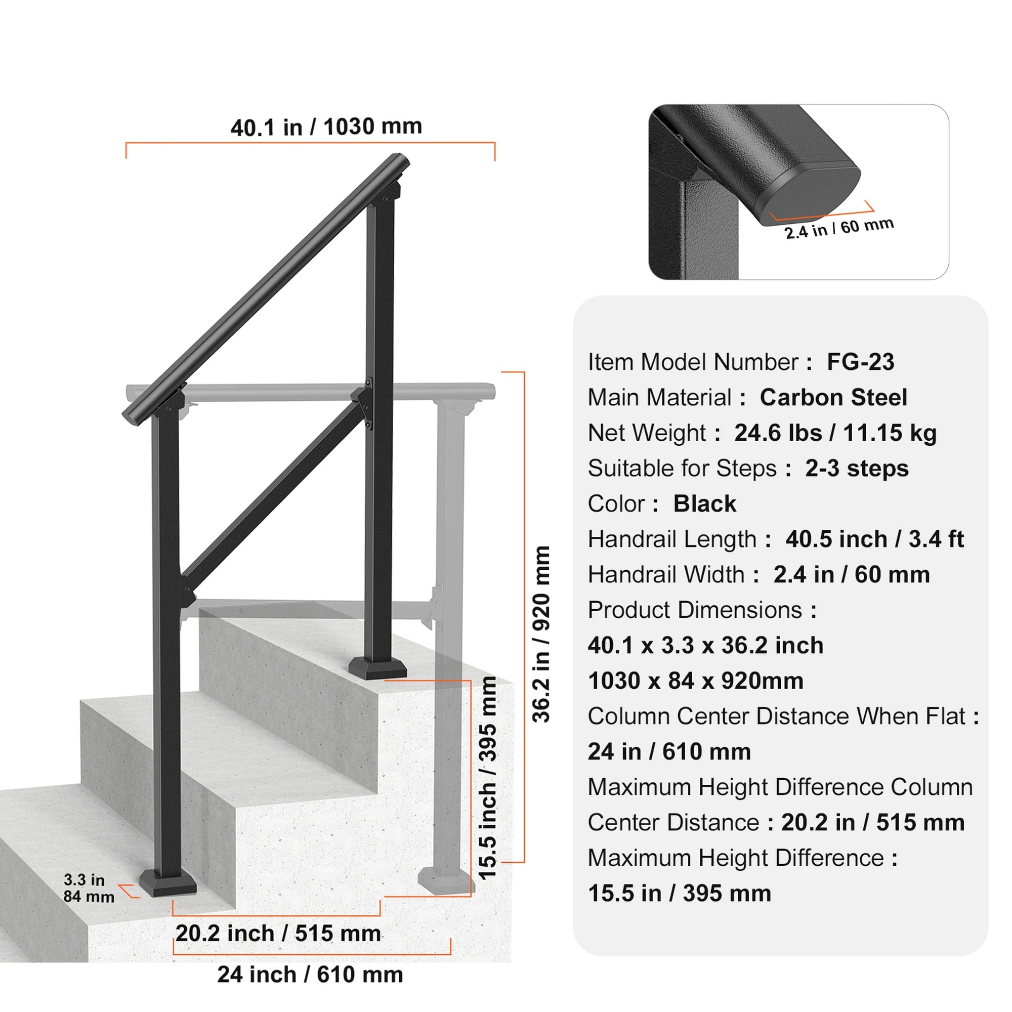 HyperDrop Cart X-9QMTUVS0C35J Interior-Stairpart-Railing - View #3