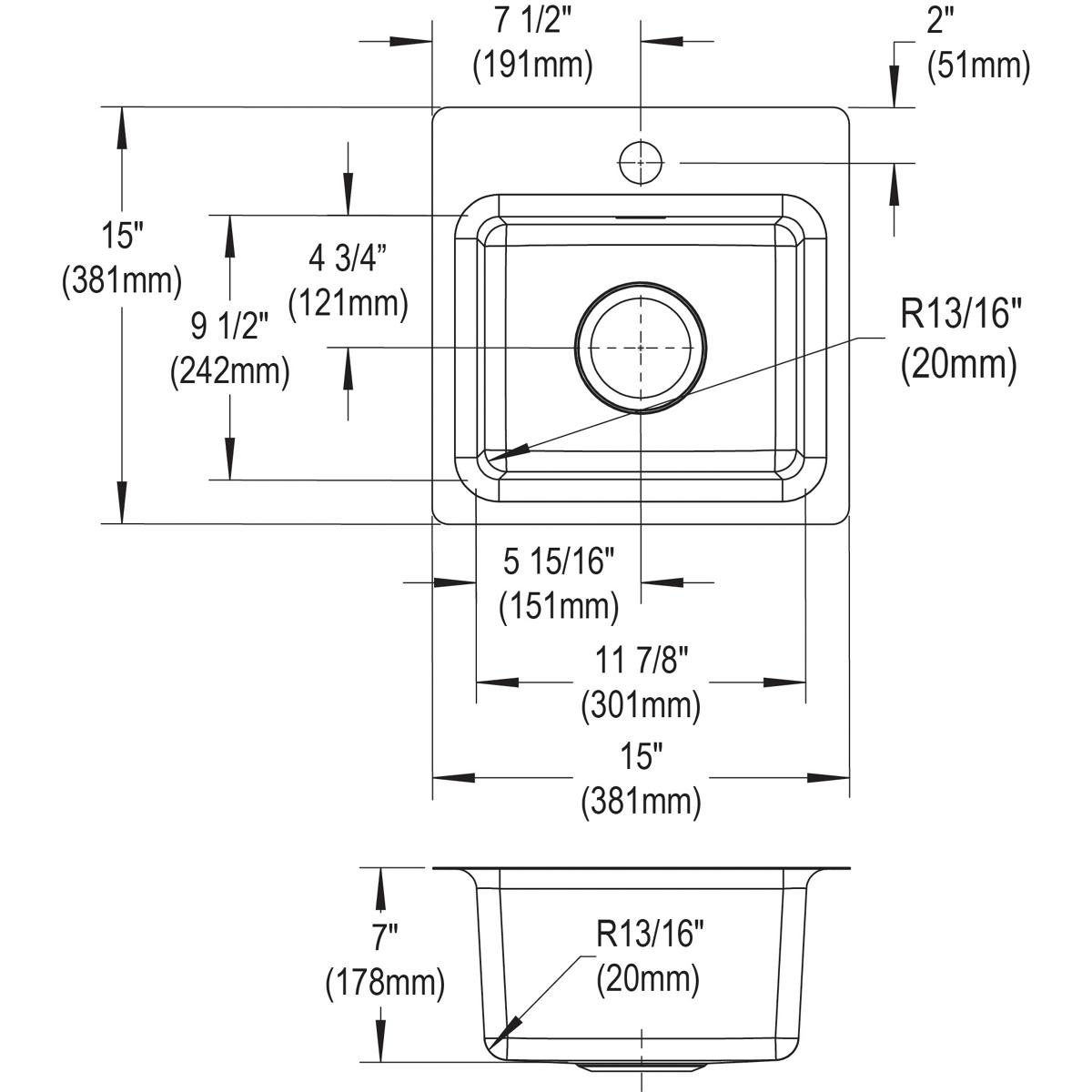 Elkay LW15157TR1 Bar-Prep-Sinks - View #11