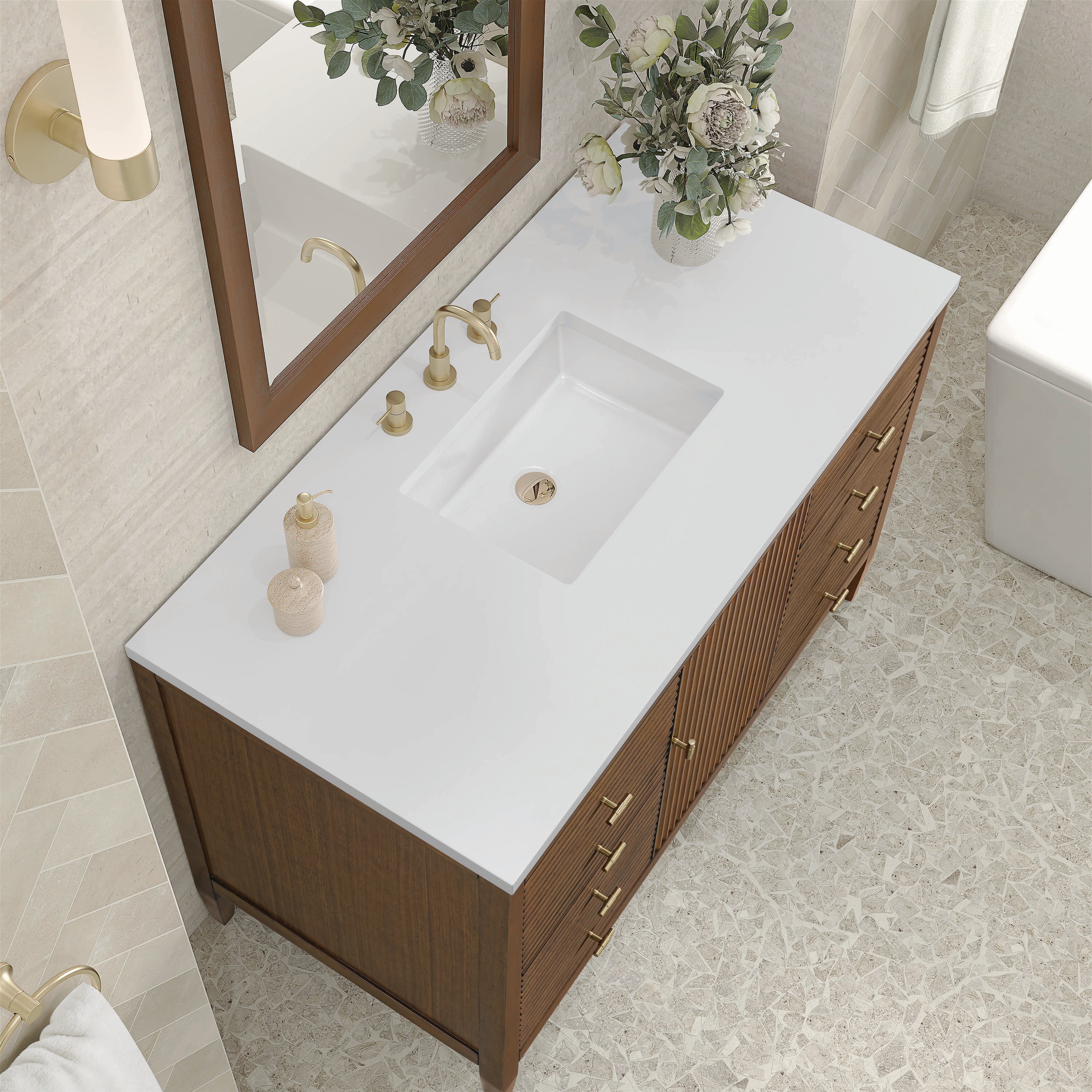 James Martin Vanities 485-V48-WLT-3WZ Bath-Vanity-Combo - View #5