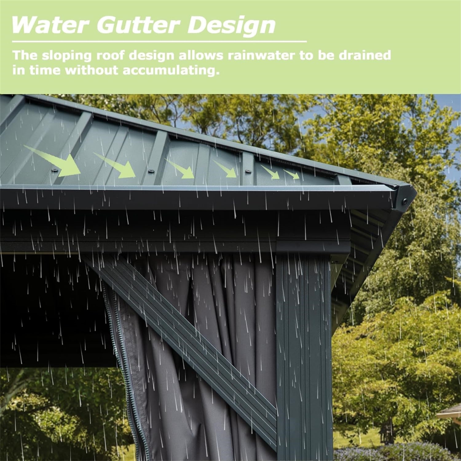 ToolCat PG2-81-PT Wood-Resin-Gazebos - View #2