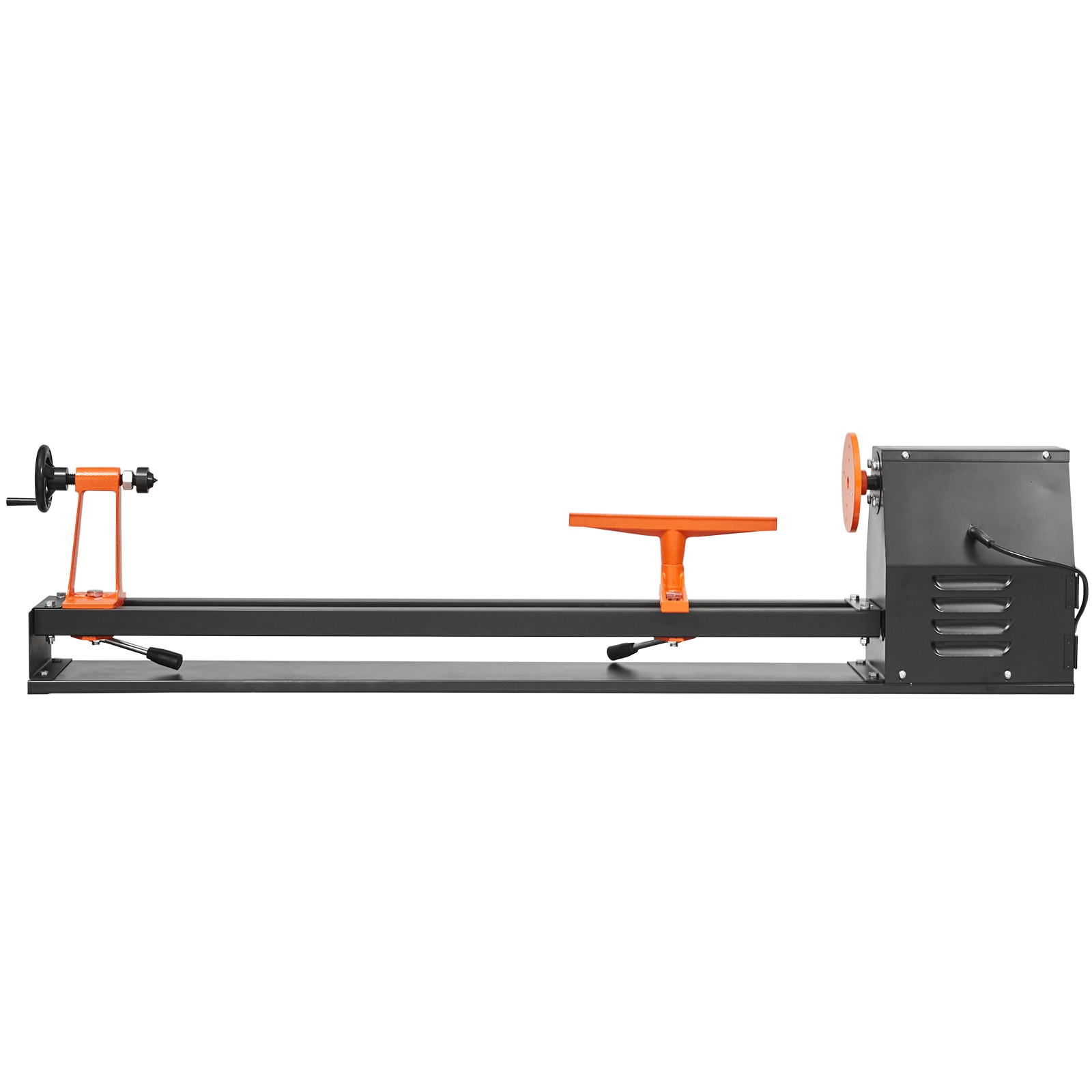GIVIMO Tabletop Wood Lathe 14 x 40-in 0.5-HP 370-W Benchtop Lathe with 4 Variable Speeds 885 to 2425 RPM Includes Chisels Faceplate Hex Wrench for Wood Crafting