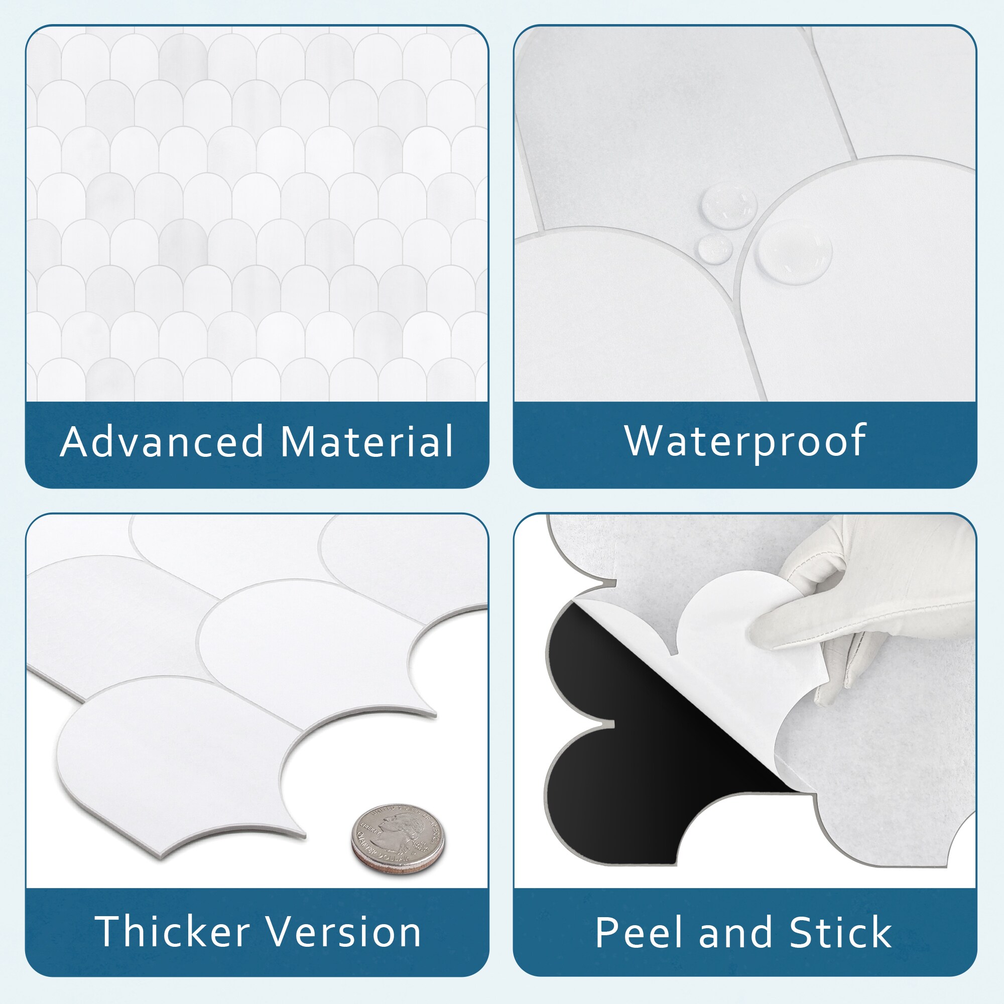 SUNWINGS LSDS001-WHI-50 Ceramic-Tile - View #8