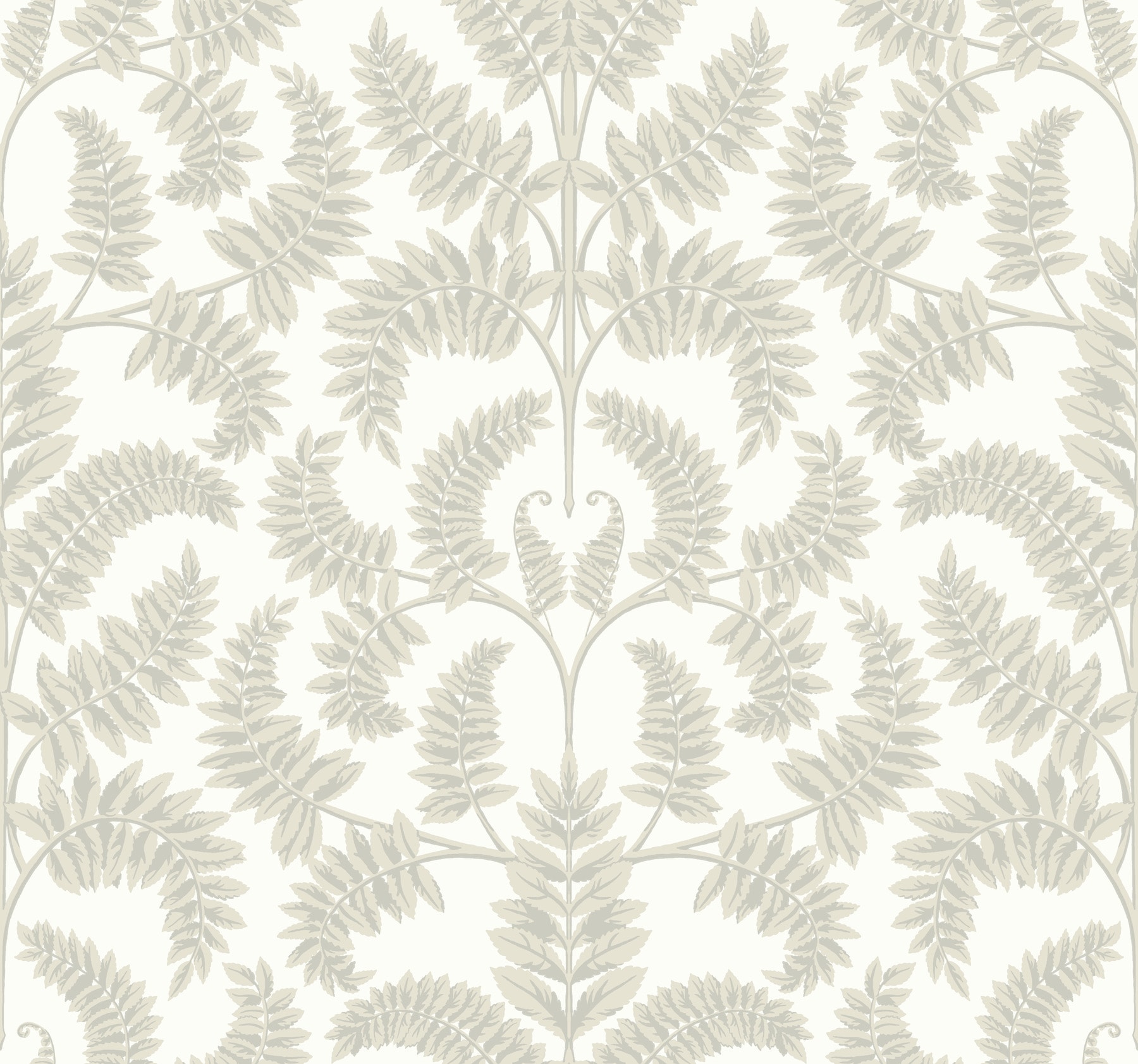 York Wallcoverings DM4963 Damask Resource Library 60.8-Sq. Feet Neutral Non-woven Damask Prepasted Water Activated Paste Wallpaper