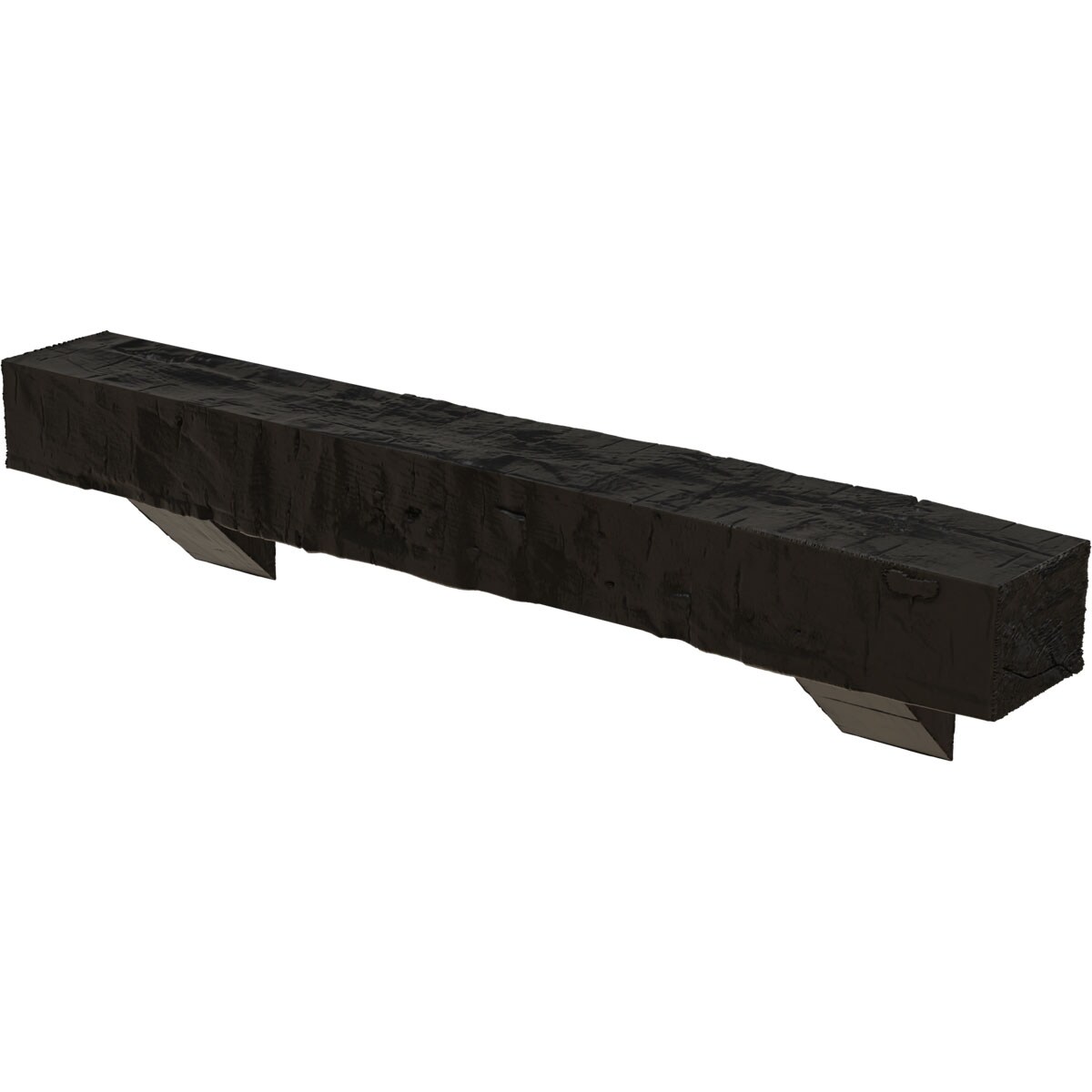 Ekena Millwork MANUHH06X10X72BKBC Mantel-Shelves - View #3