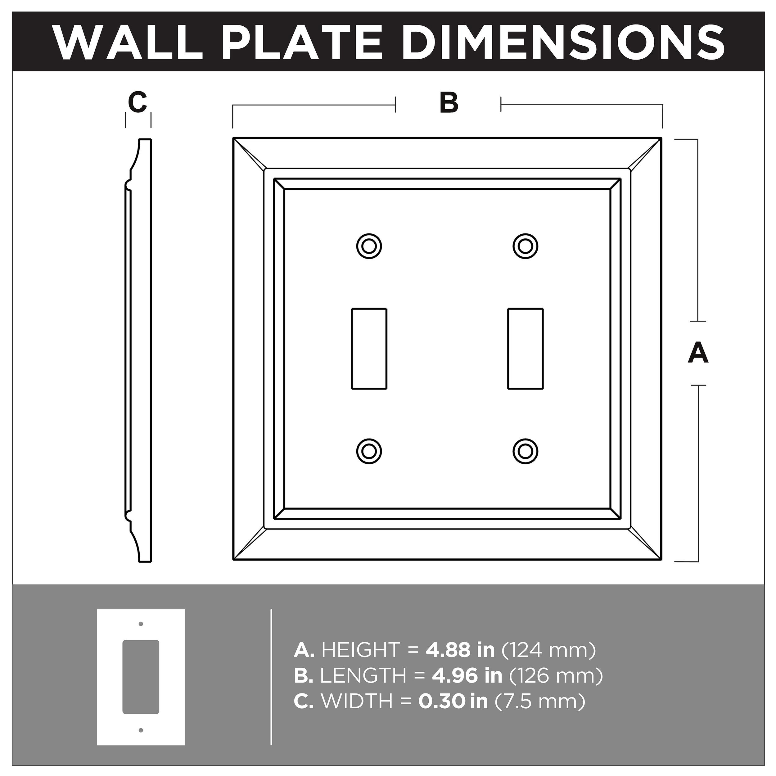 allen + roth W31561-PW-KT Electrical-Wall-Plates - View #9