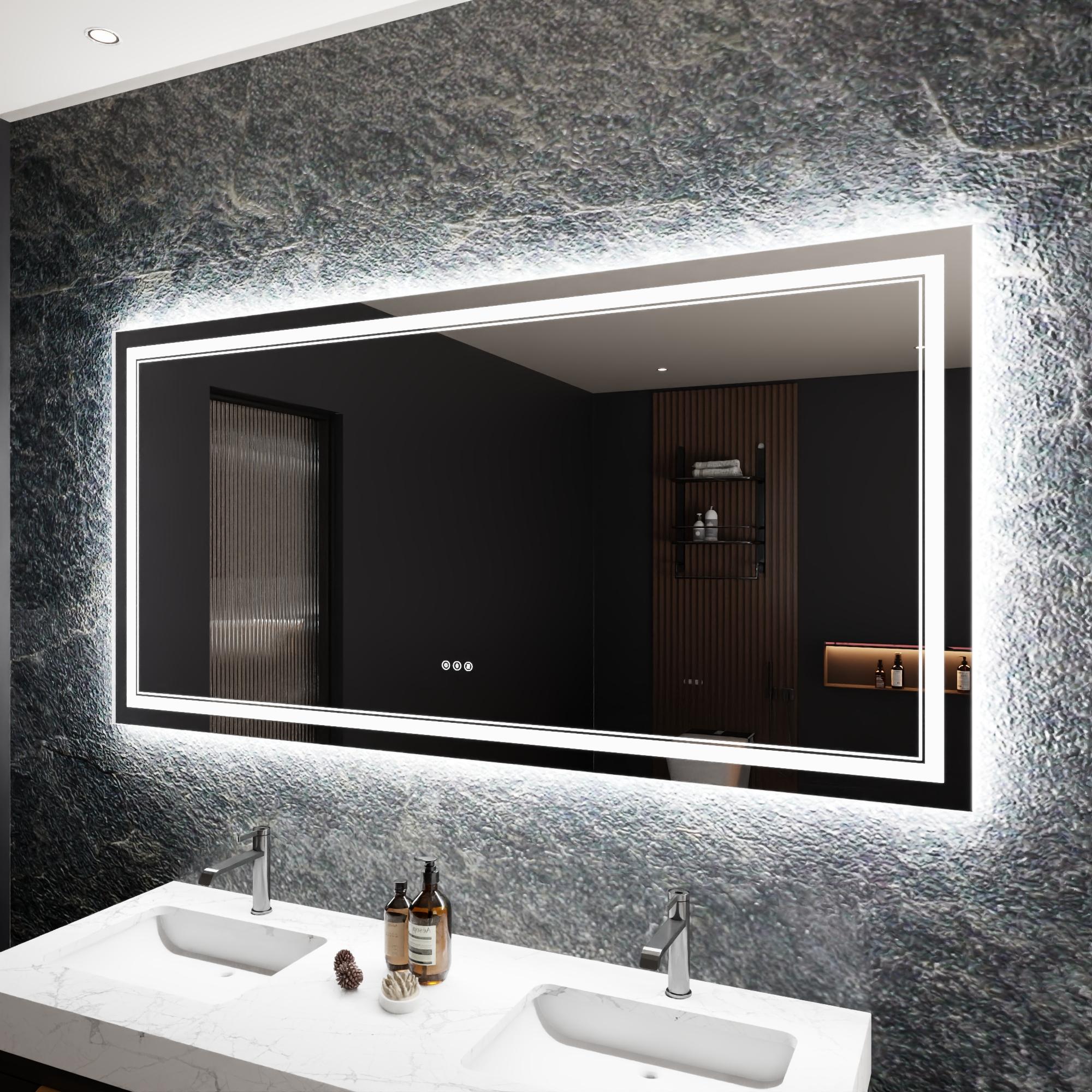 Bayfeve BFXB-11S3672-MIR Framed-Bath-Mirrors - View #3