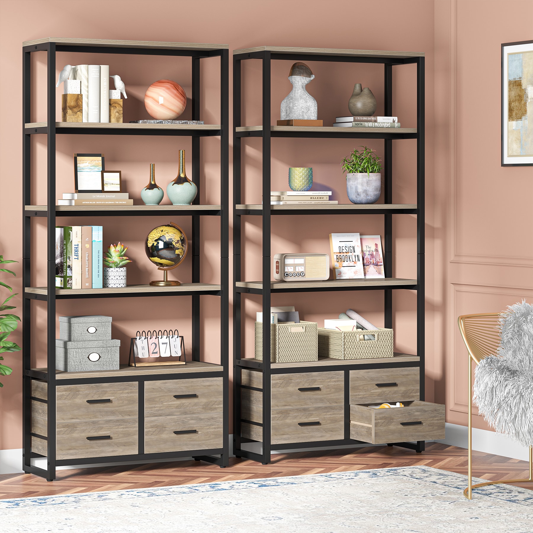 Tribesigns HOGA-JW0426 bookcases - View #3