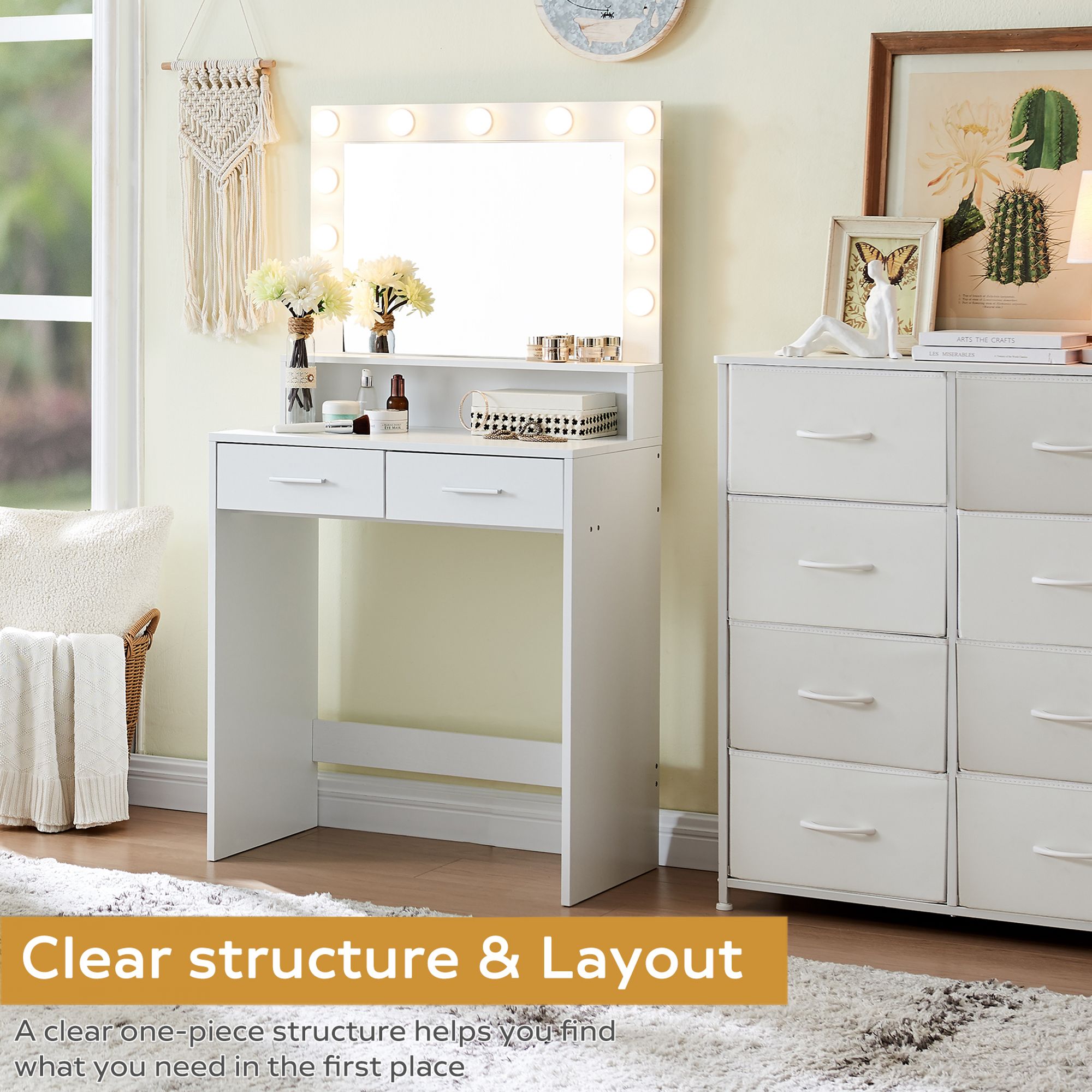 Yiekholo LL-1876AAK Bedroom-Vanities - View #3