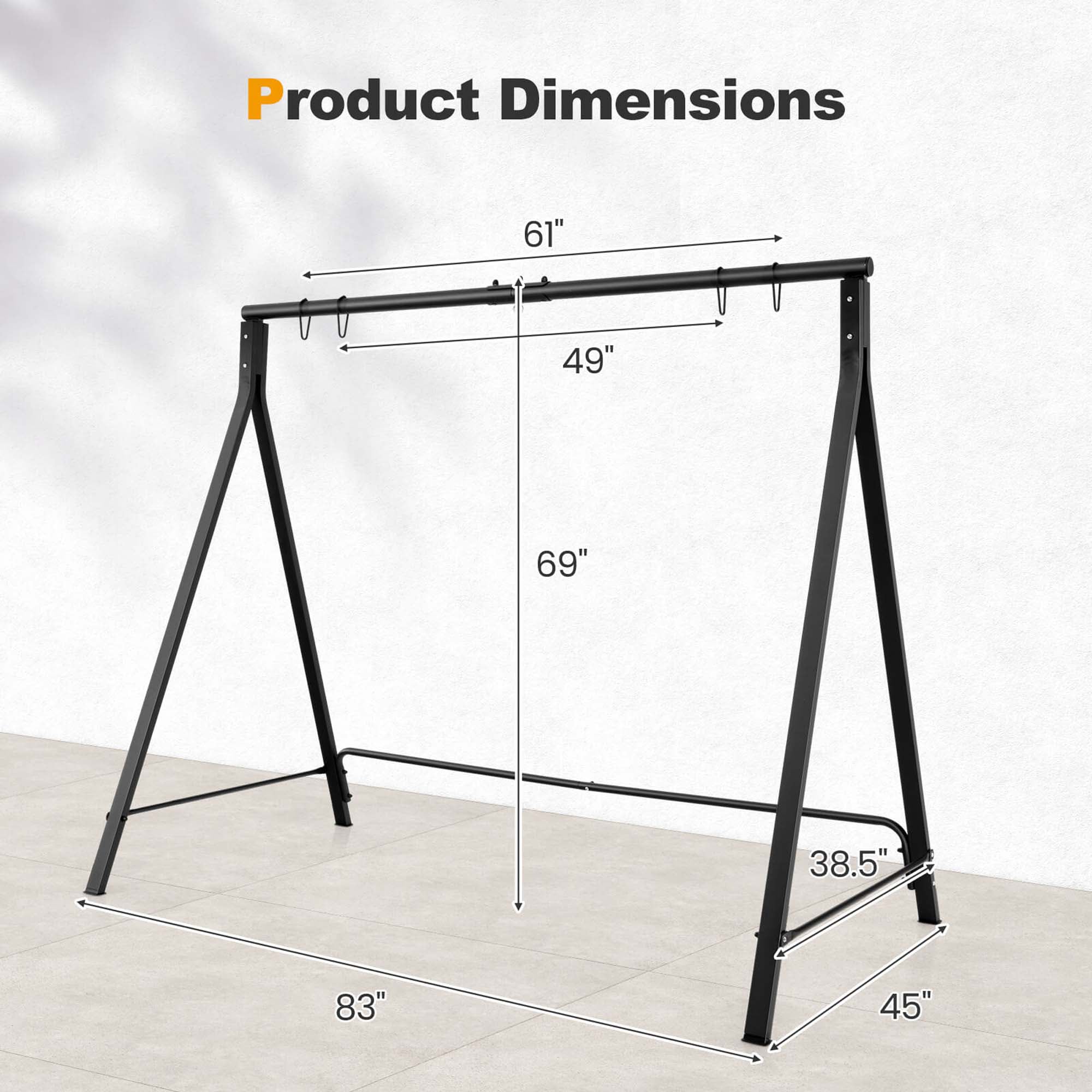 Costway HCST00161 Swing-Gliders - View #2