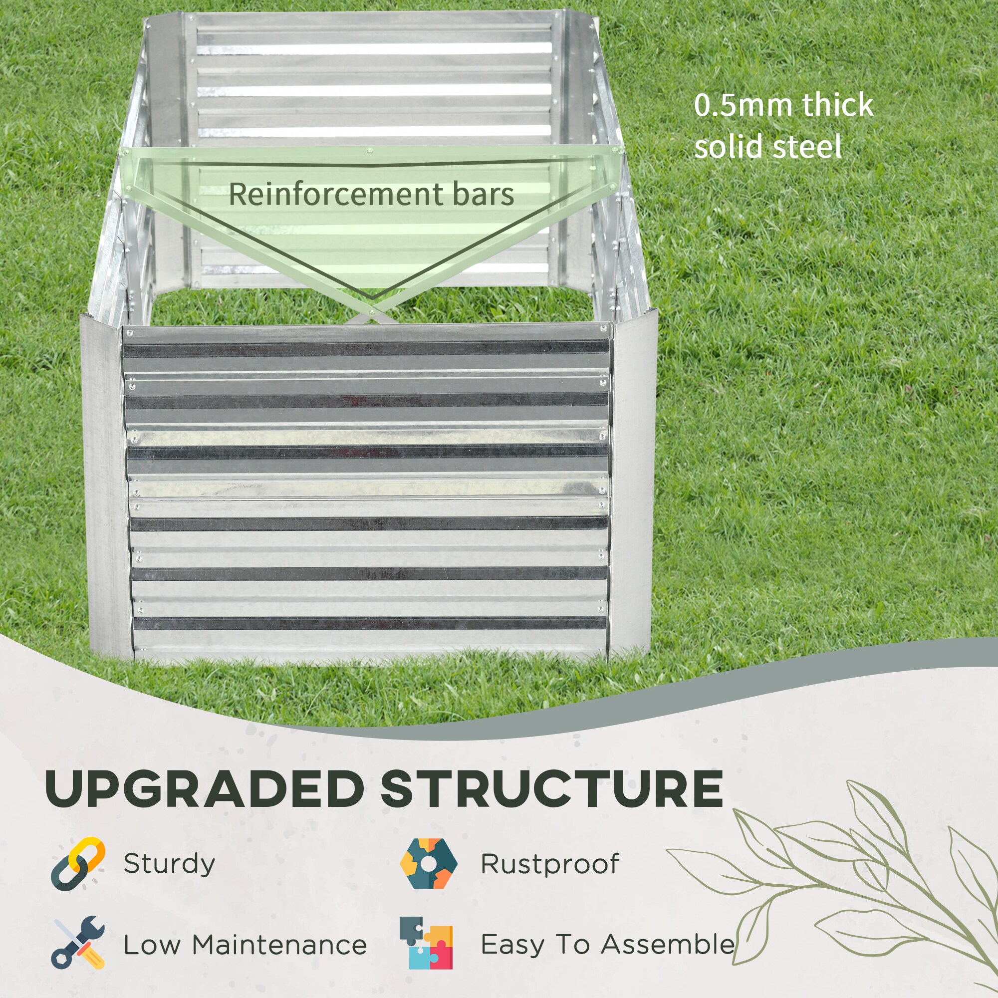LETILY FO6YSNZO Raised-Garden-Beds - View #6